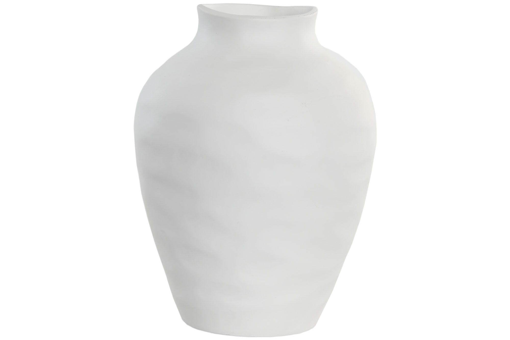 JARRON GRES 21X21X30 ORGANICO ARTESANAL CRUDO