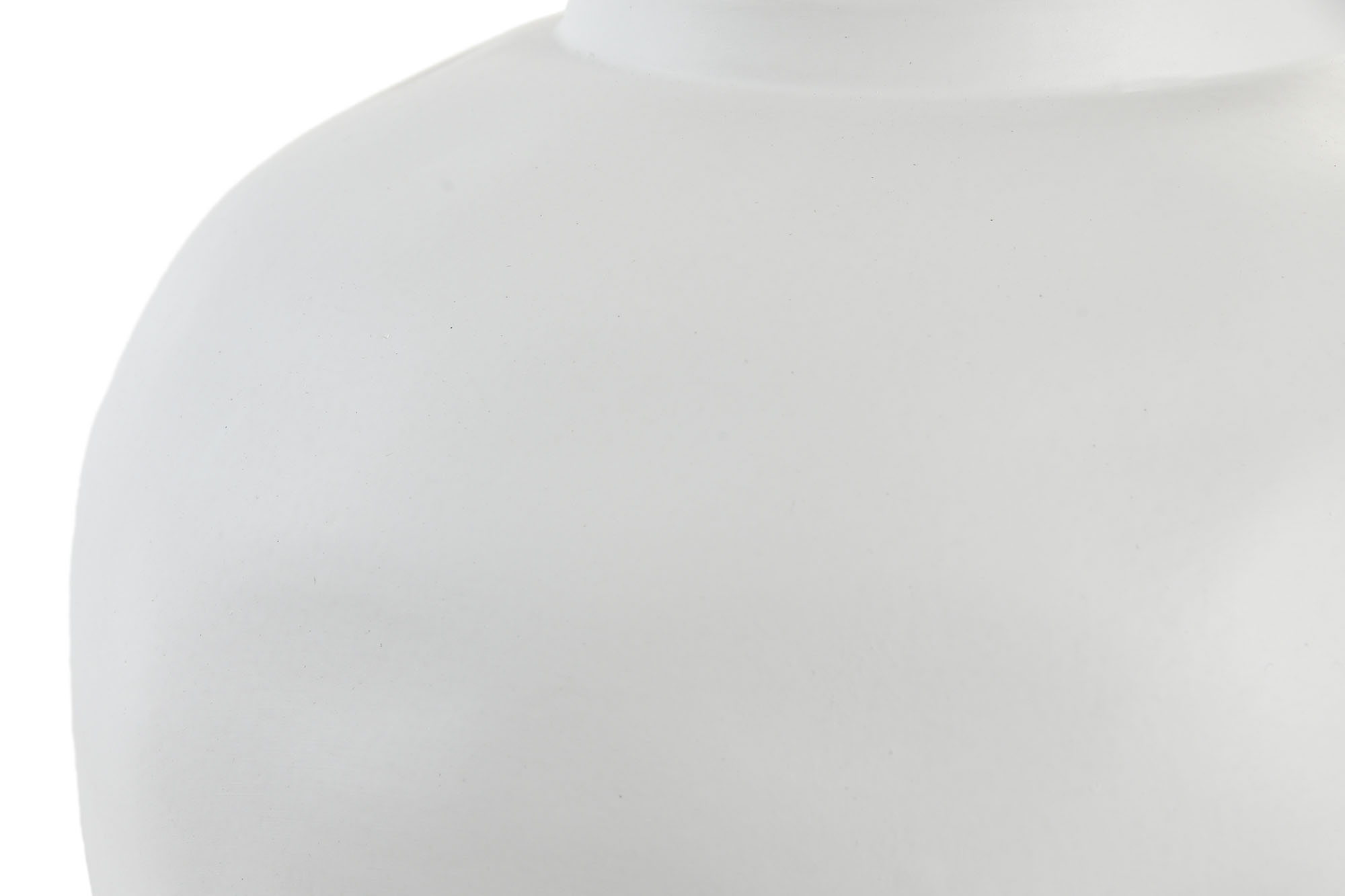 JARRON GRES 26X26X26 ARTESANAL BLANCO 2