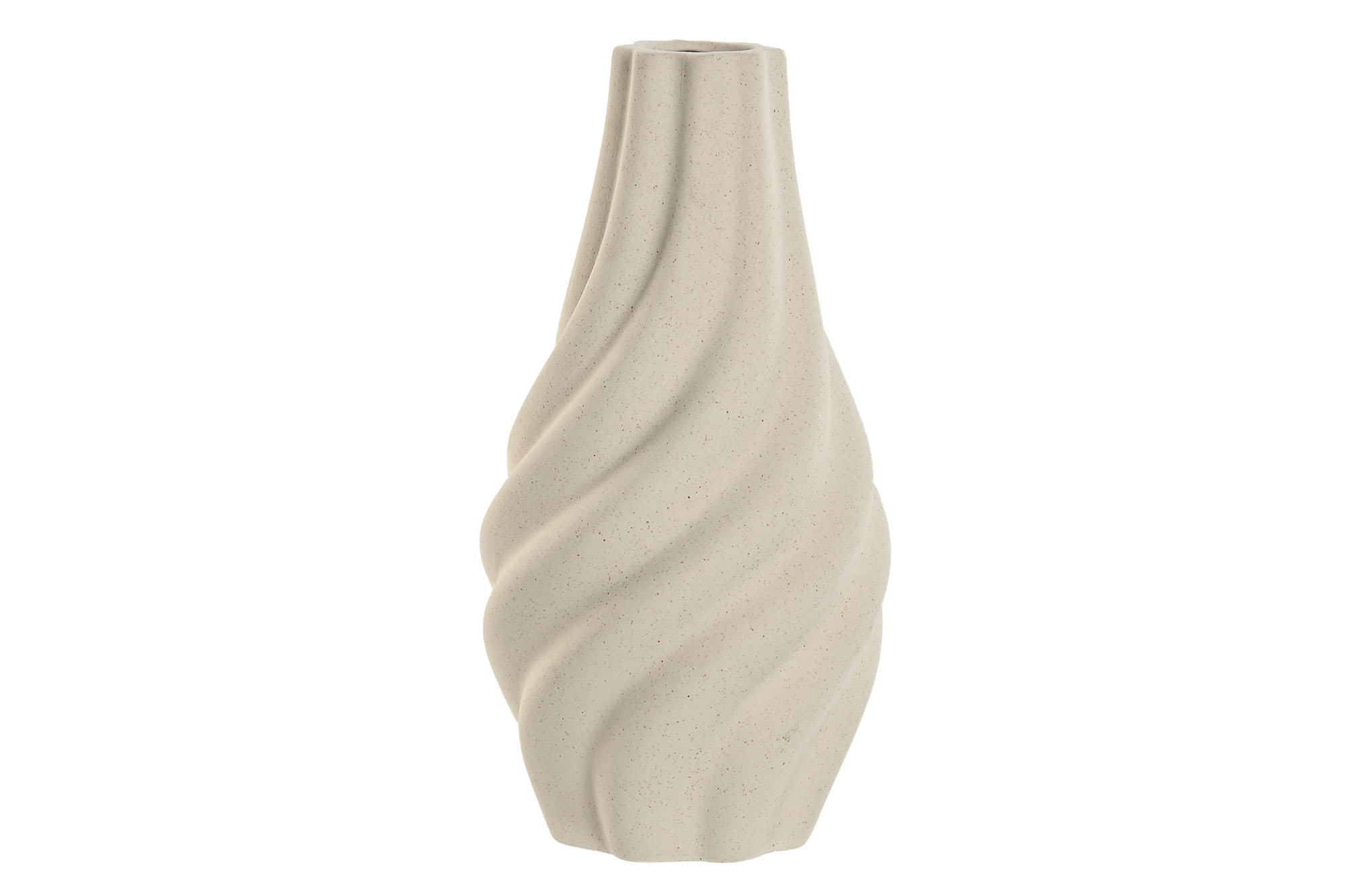 JARRON PORCELANA 16X16X30 WATERPROOF CREMA