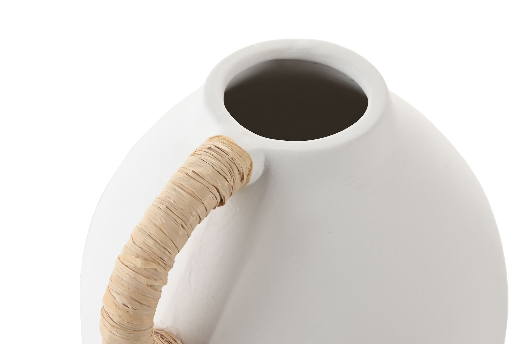 JARRON CERAMICA 17X15X15,5 BLANCO 2
