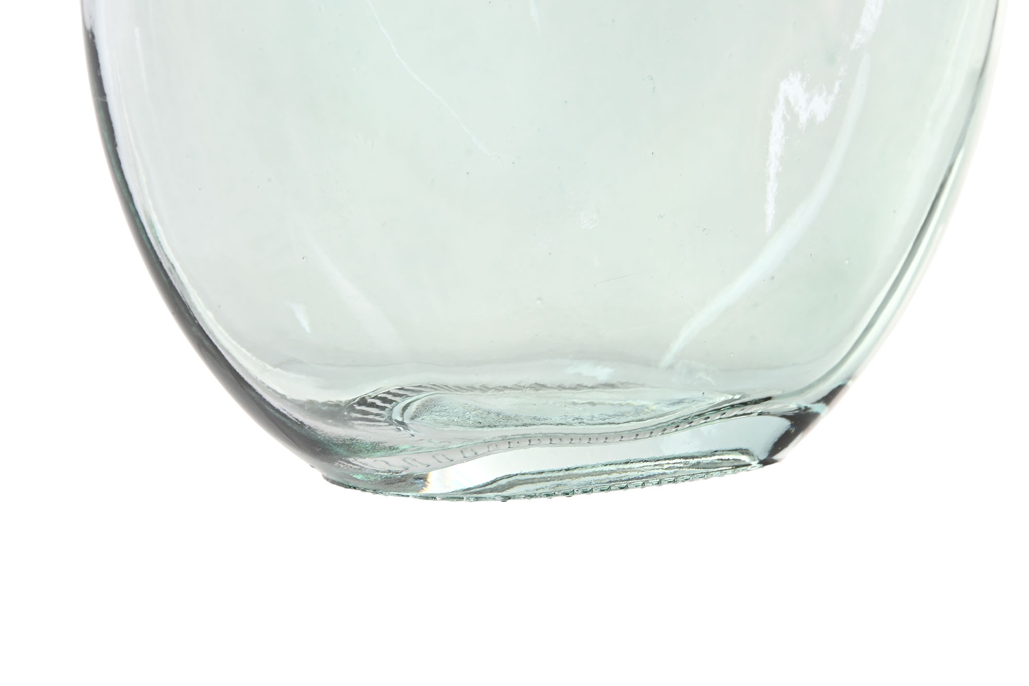 JARRON  CRISTAL 16,5X5X18,5 AZUL 3