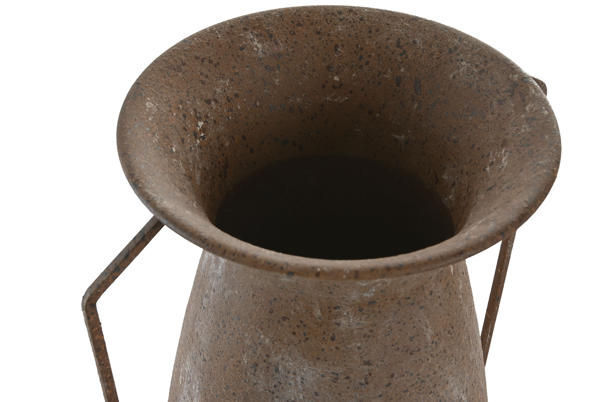 JARRON METAL 18,5X25,5X44 ENVEJECIDO MARRON 2