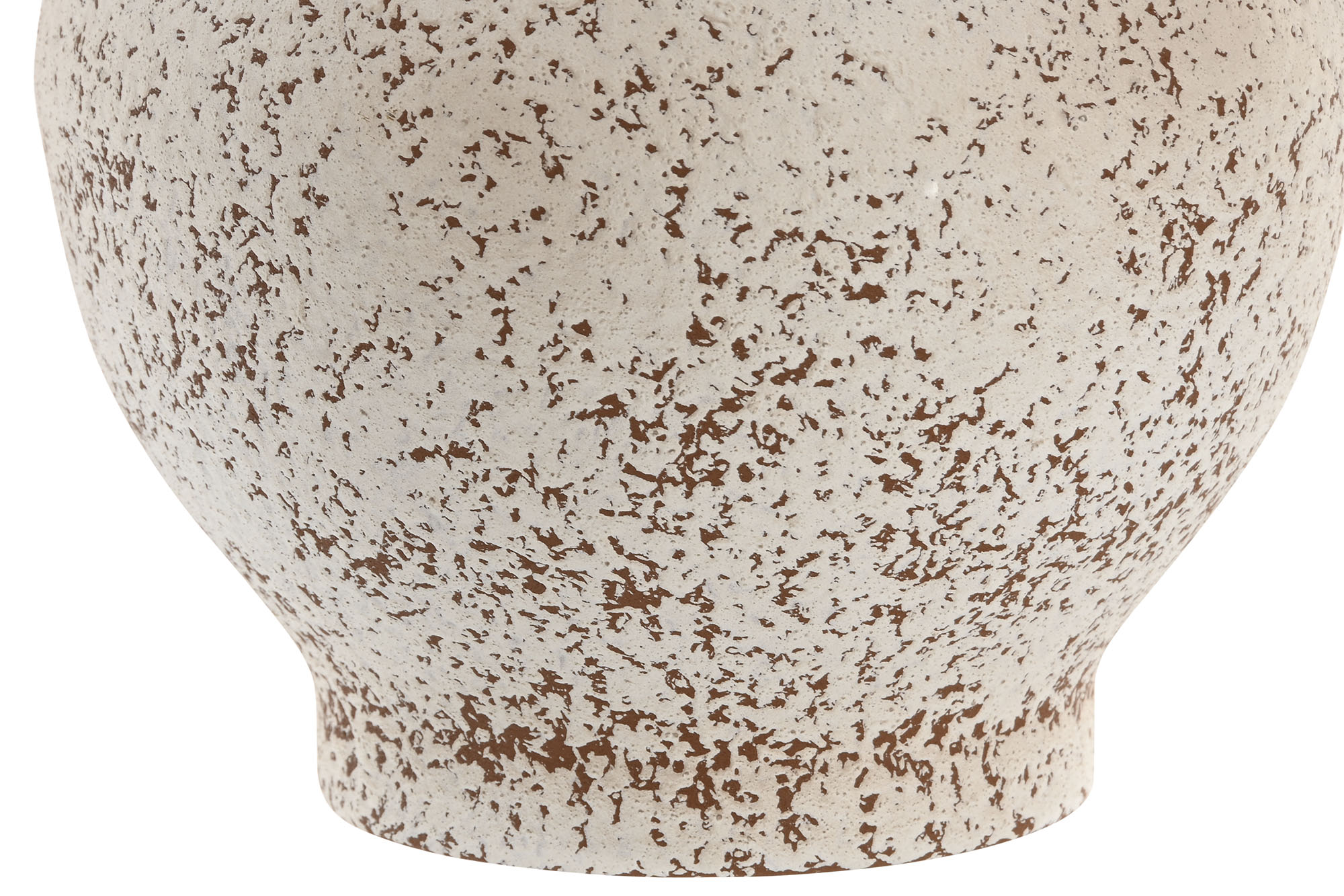 JARRON METAL 20X20X34,5 ENVEJECIDO BEIGE 3