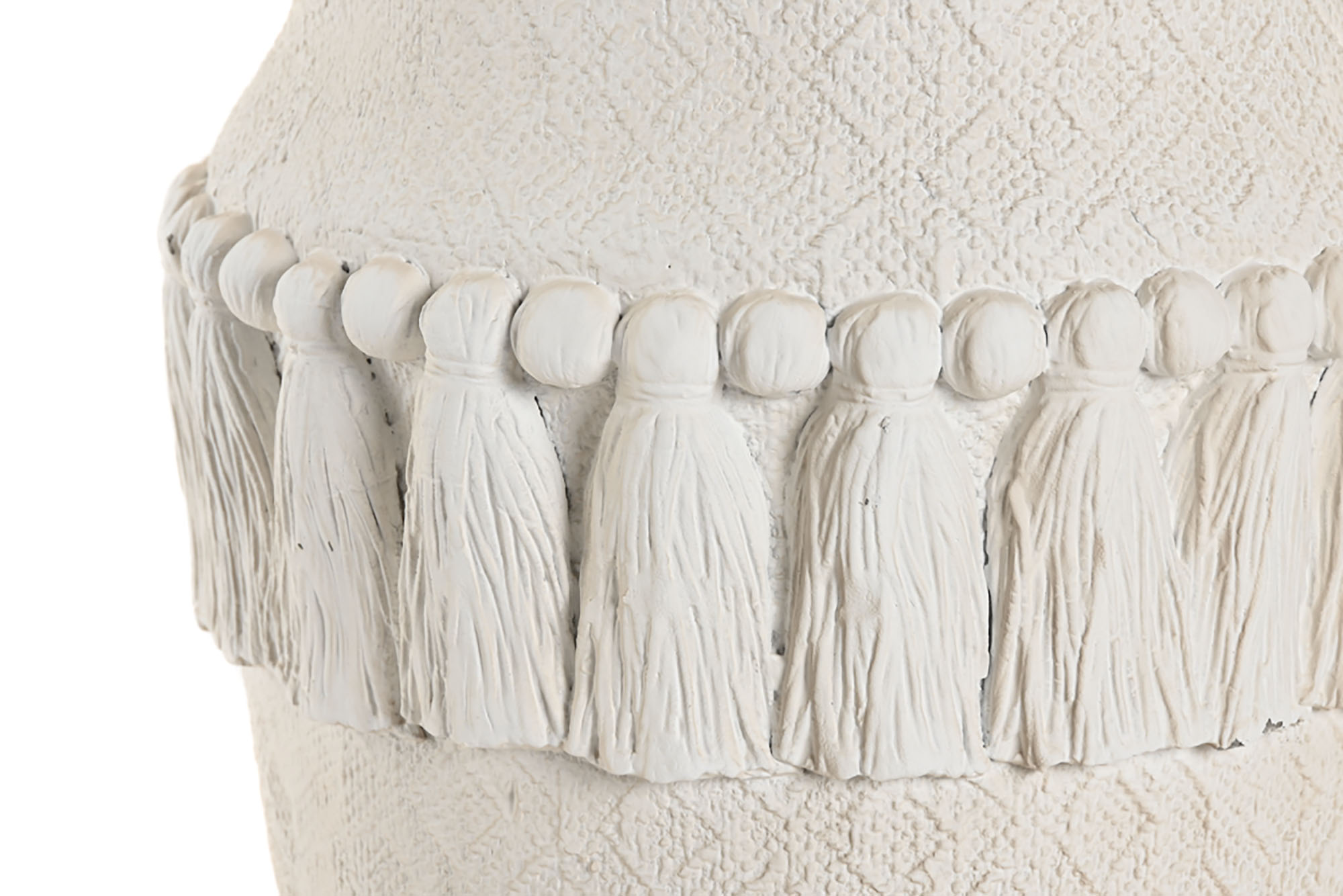 JARRON CEMENTO 20X20X25 RELIEVE BLANCO 2