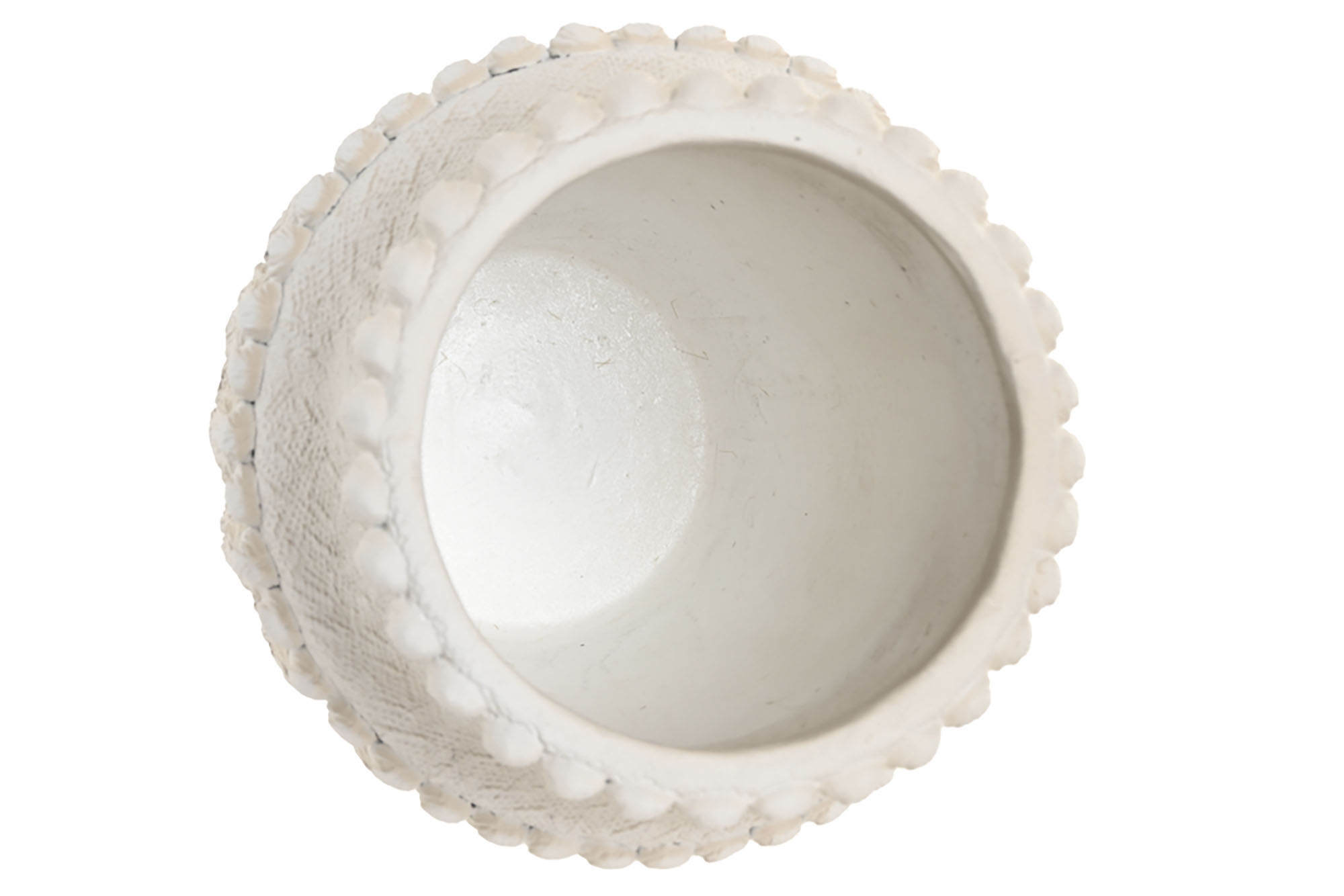 JARRON CEMENTO 20X20X25 RELIEVE BLANCO 3