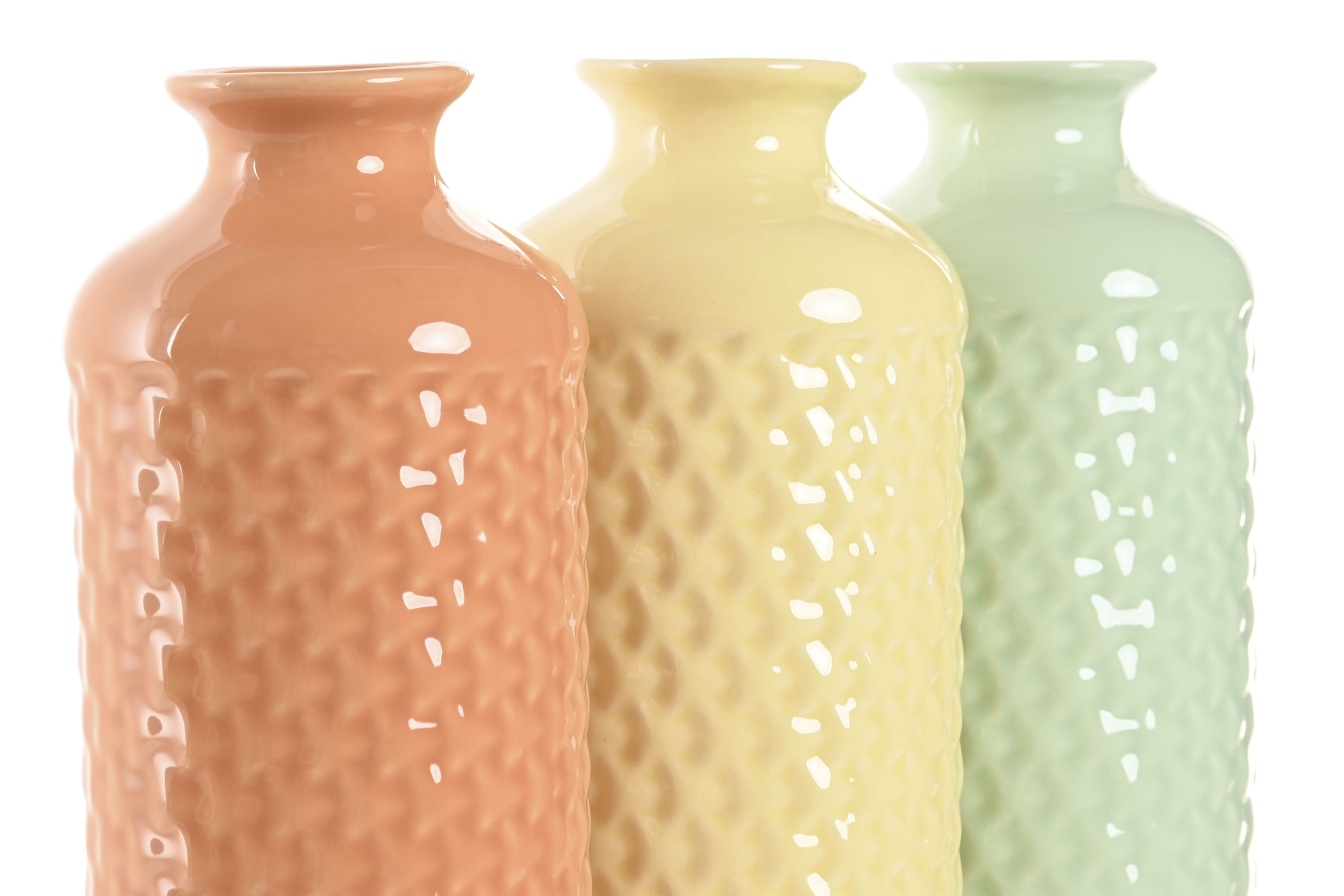 JARRON DOLOMITE 9X9X30CM AMARILLO 2