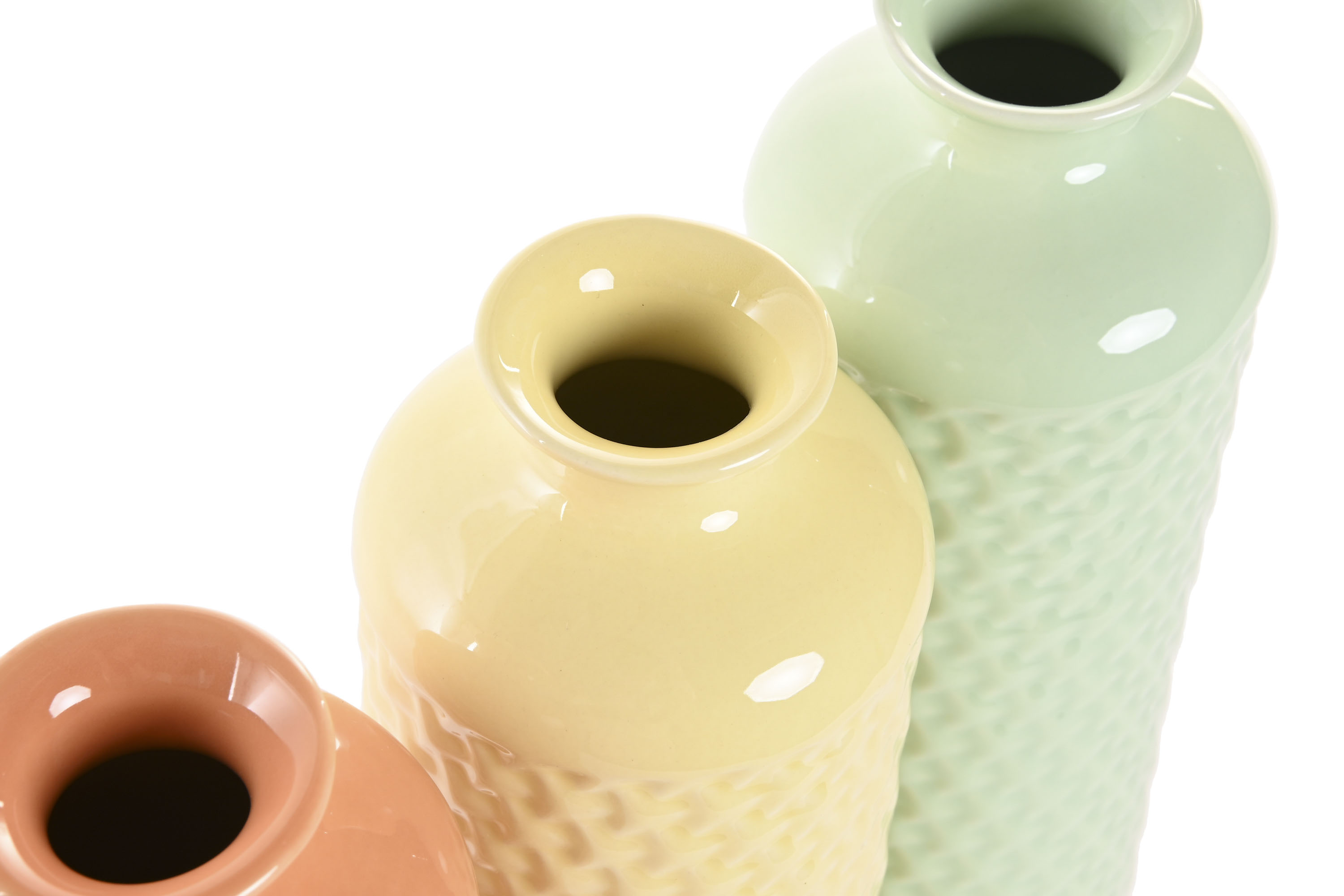 JARRON DOLOMITE 9X9X30CM AMARILLO 3