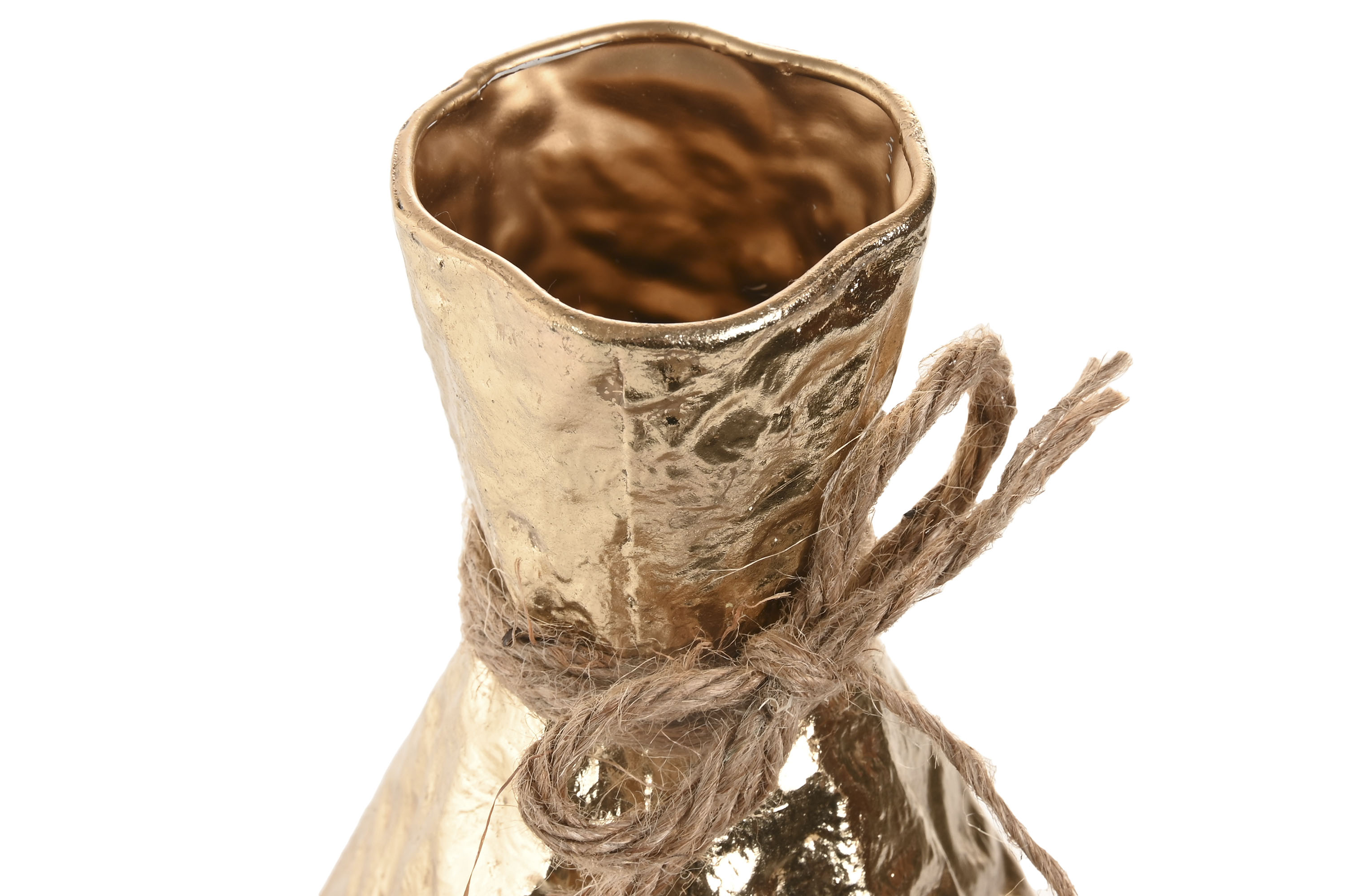 JARRON  METAL 14X14X68 RUGOSO 4