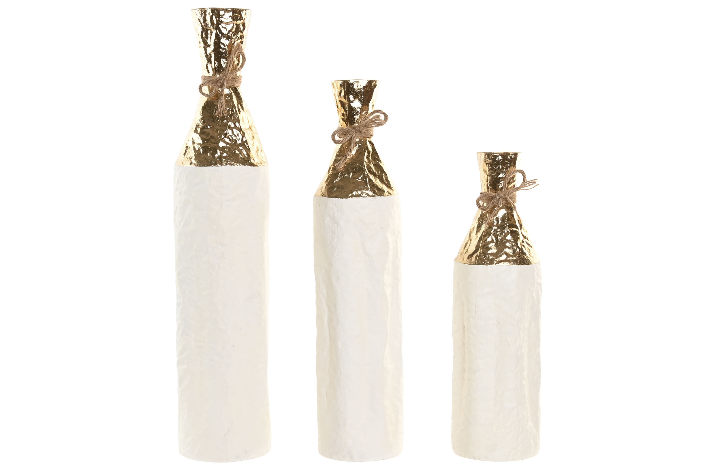 JARRON METAL 13X13X56 RUGOSO