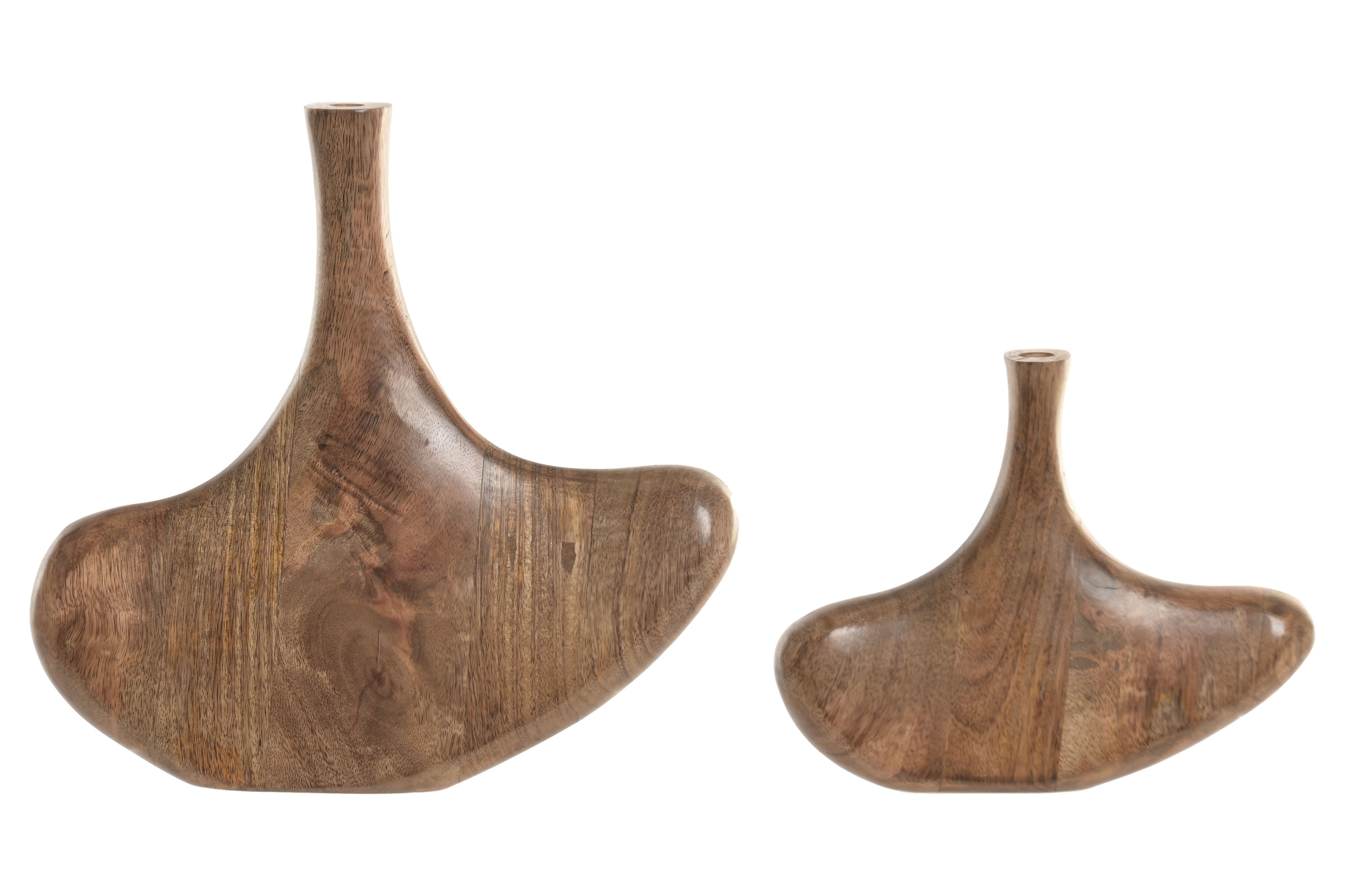 JARRON SET 2 MANGO 25X4X29 ABSTRACTO NATURAL 2