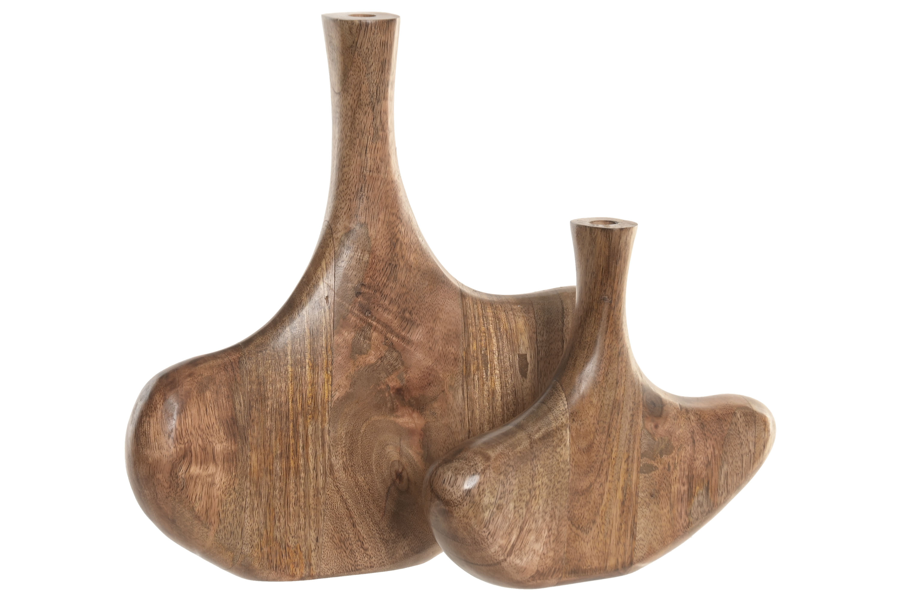 JARRON SET 2 MANGO 25X4X29 ABSTRACTO NATURAL 3