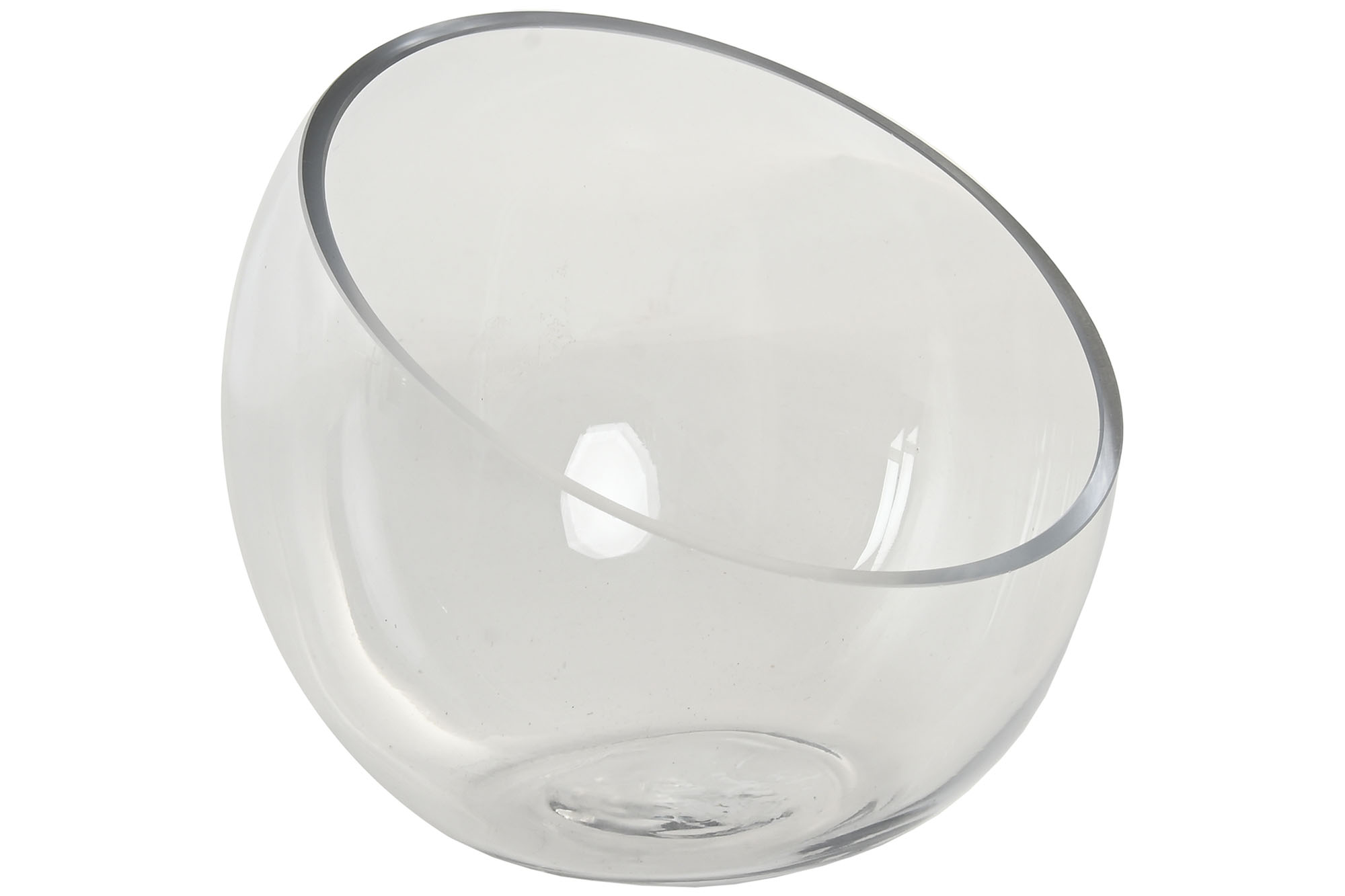 CENTRO MESA  CRISTAL FIBRA 20X20X17 CUENCO 2