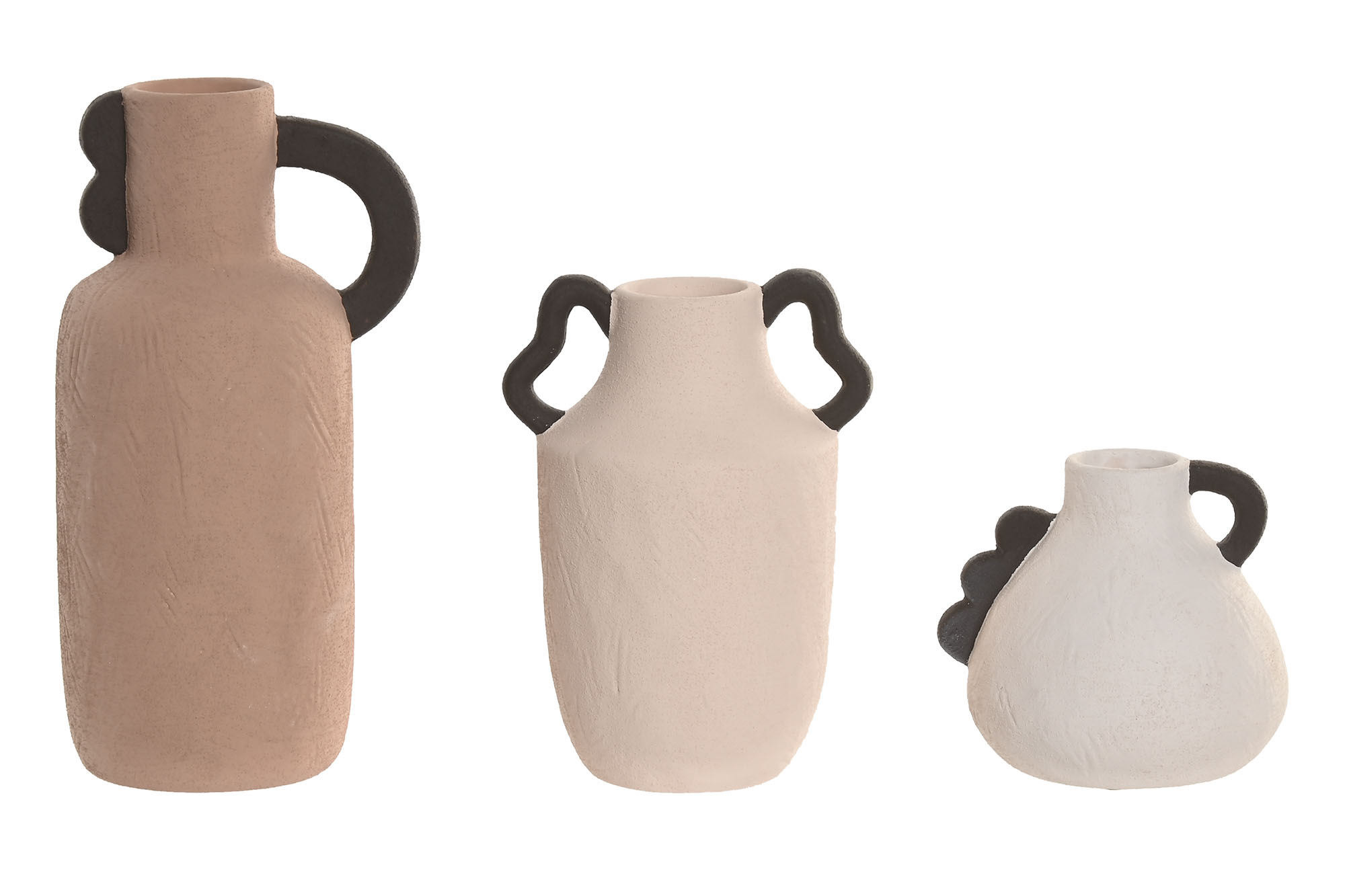 JARRON SET 3 GRES 13X10X24 ASA MULTICOLOR