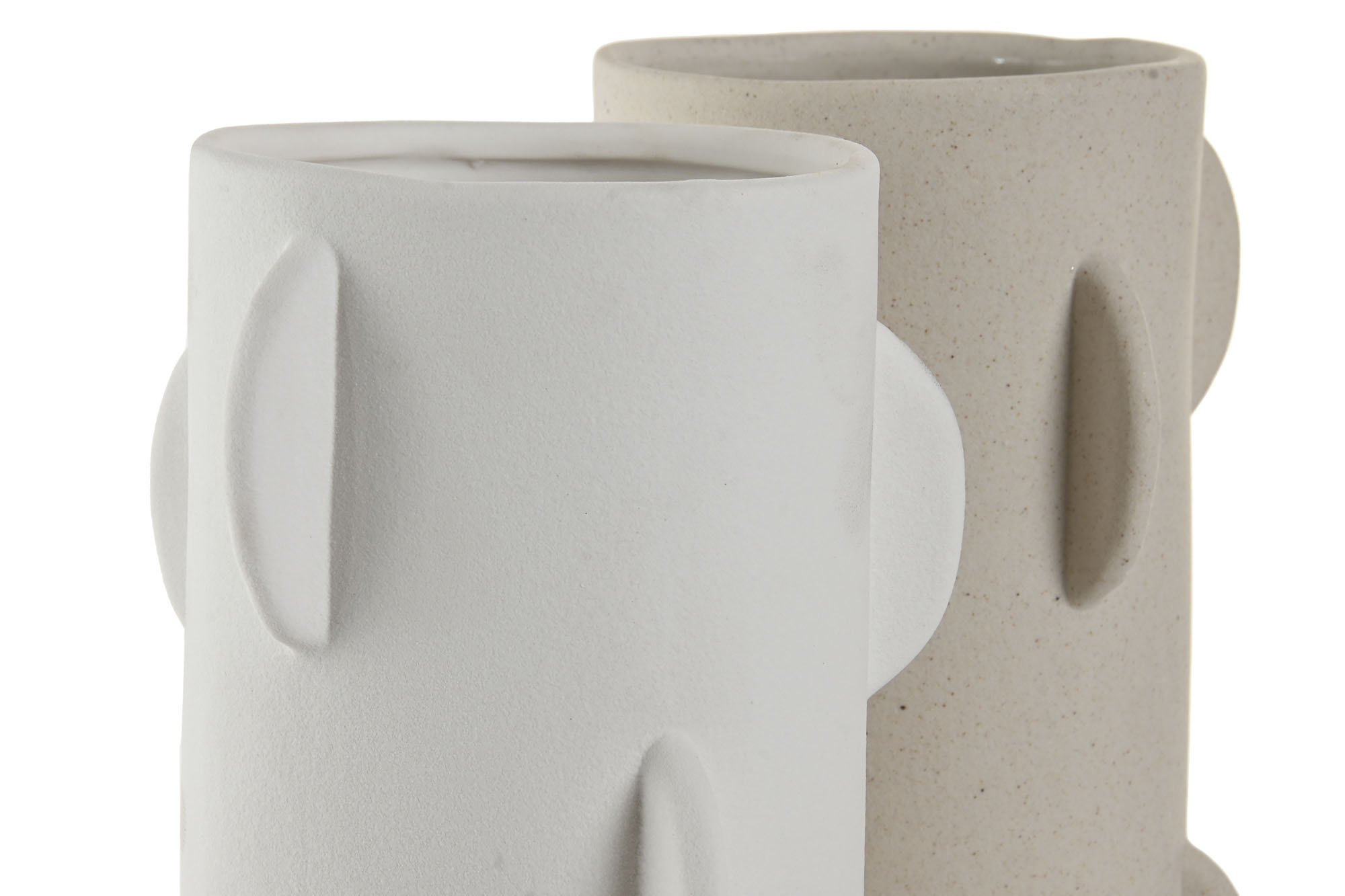 JARRON PORCELANA 15,5X15,5X30CM BEIGE 2