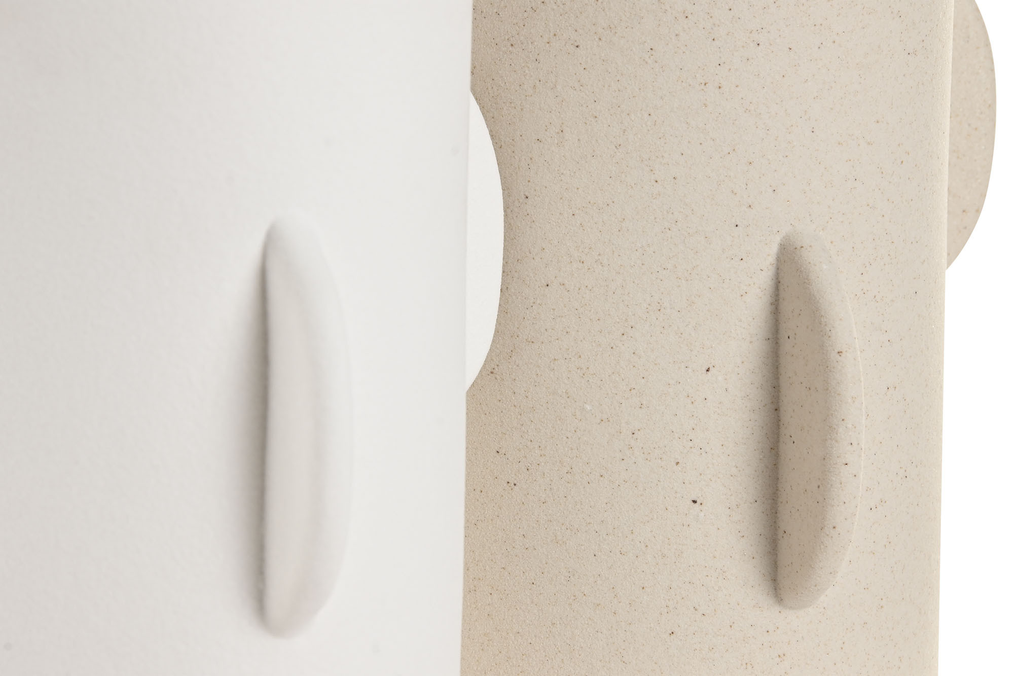 JARRON PORCELANA 15,5X15,5X18,5CM BEIGE 2