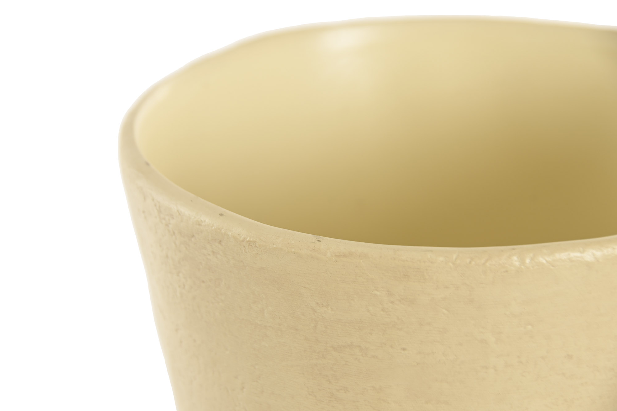 JARRON CERAMICA 22X22X28,5 CREMA 4