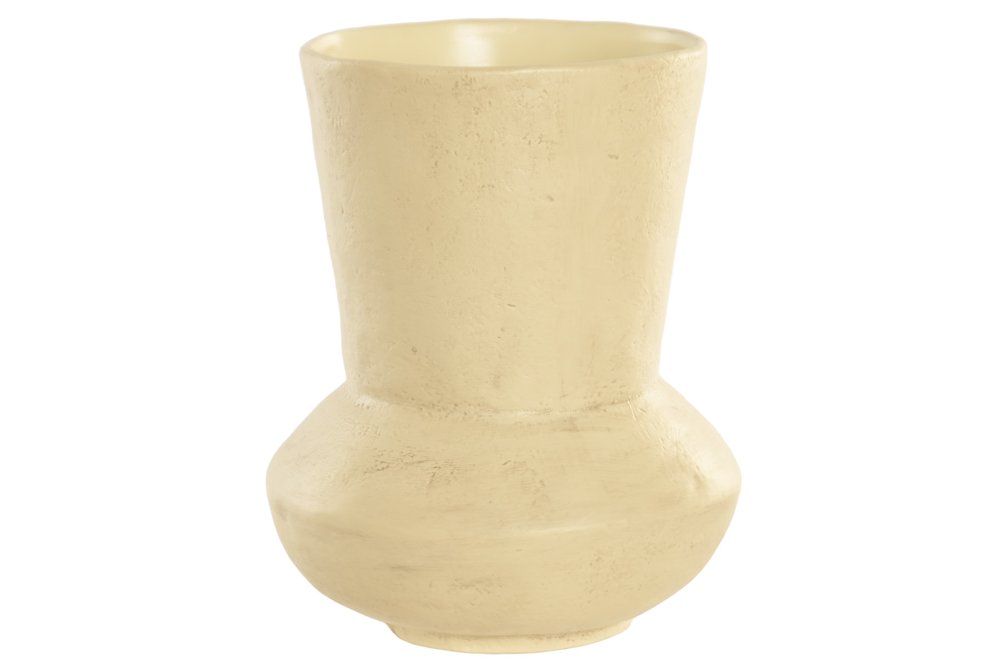 JARRON CERAMICA 22X22X28,5 CREMA