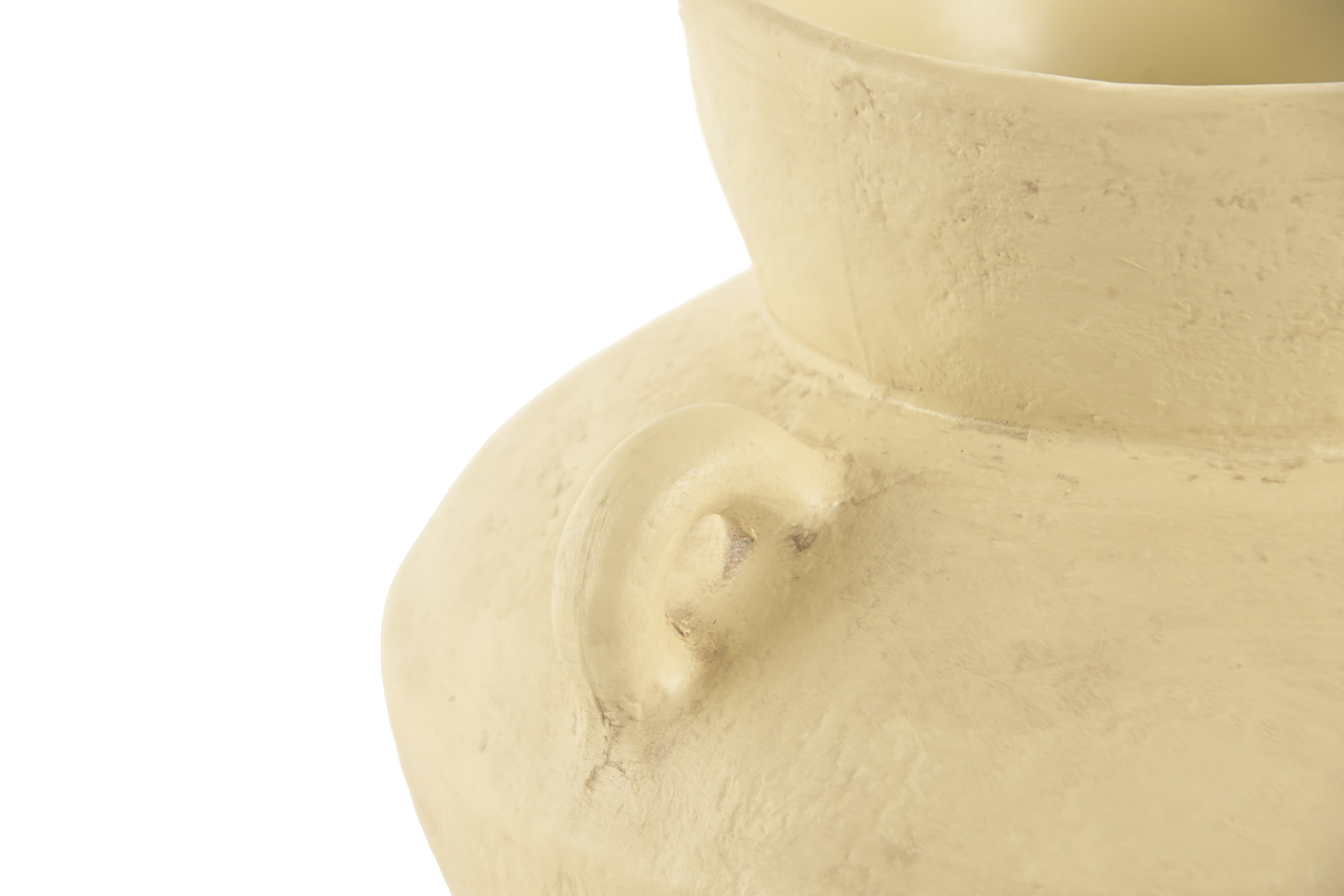 JARRON CERAMICA 23X23X19,5 CREMA 2