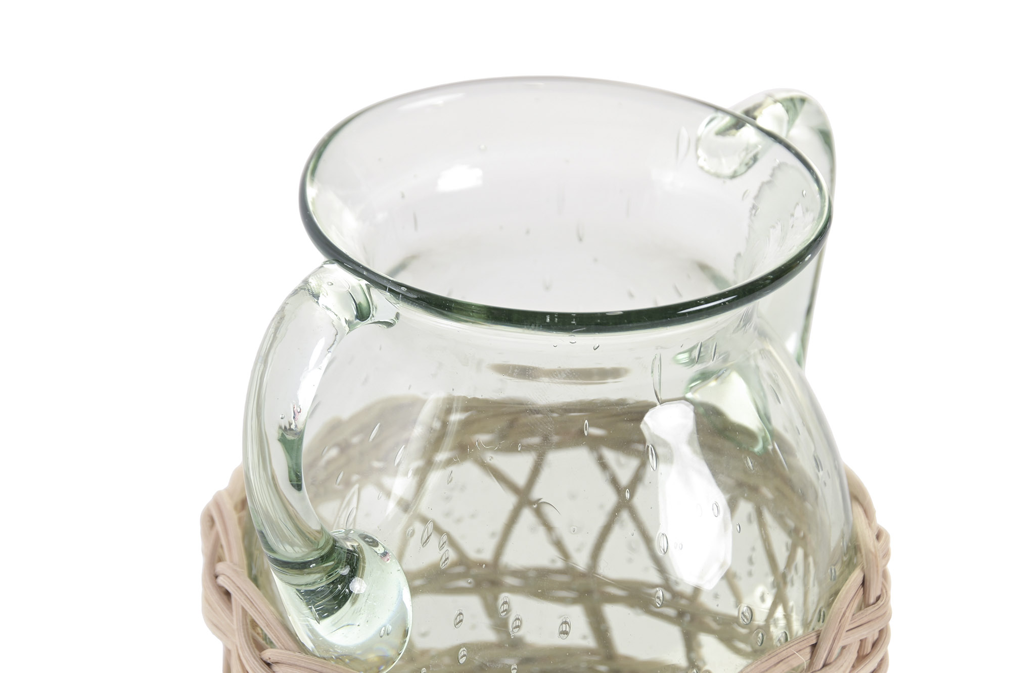 JARRON CRISTAL MIMBRE 16X12X17 2 ASAS NATURAL 2