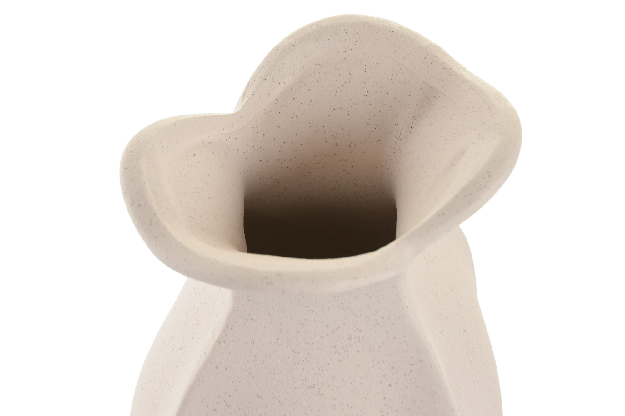 JARRON GRES 15X15X29 RUGOSO BLANCO 2