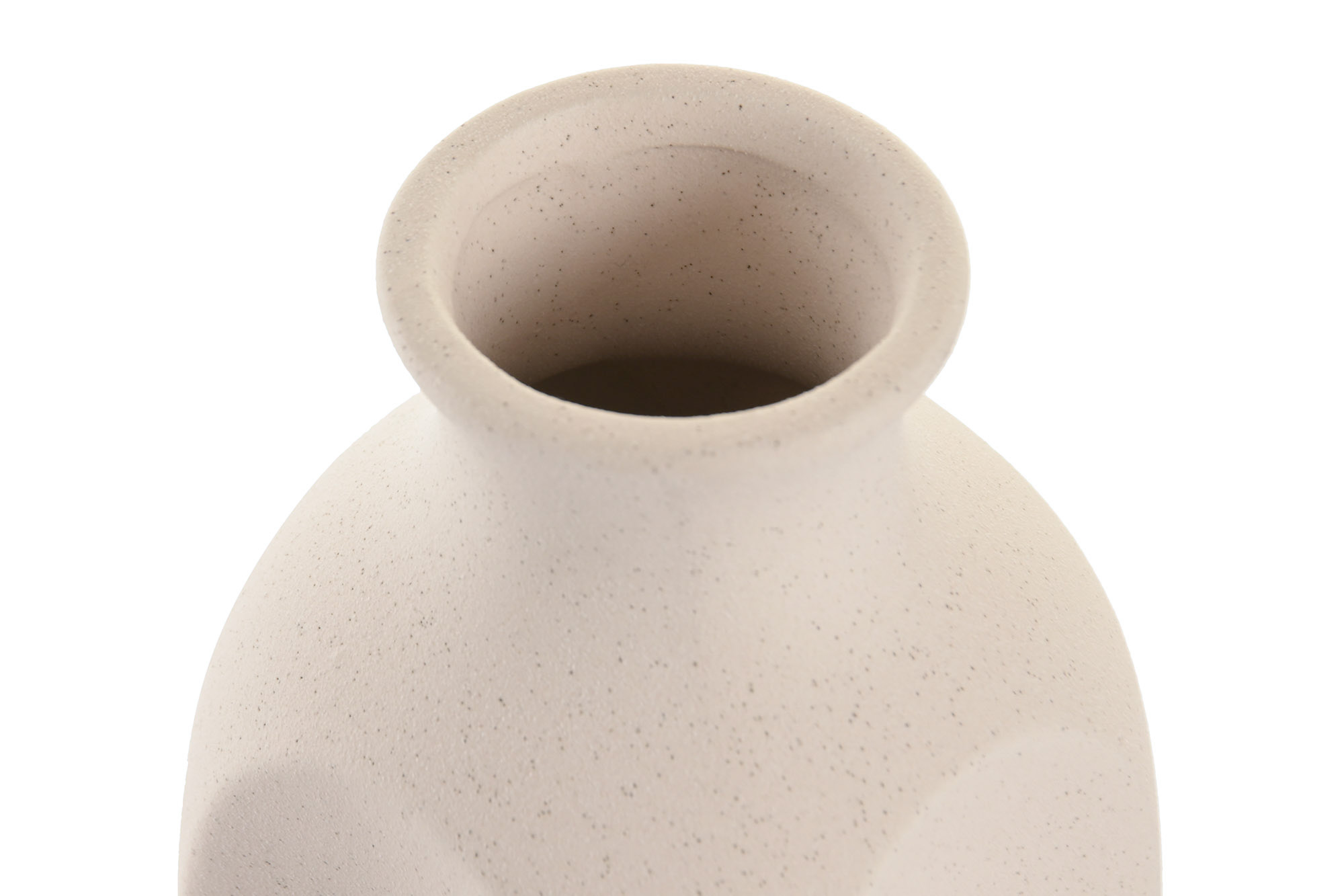 JARRON GRES 11X11X28 RUGOSO BLANCO 2