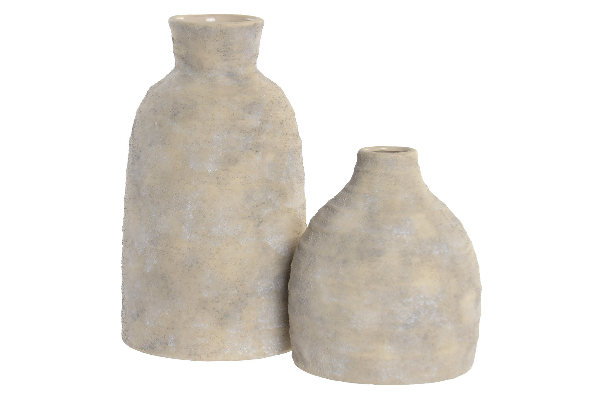 JARRON GRES 14X14X16 DIAM. BOCA 3X3 DESGASTADO 4