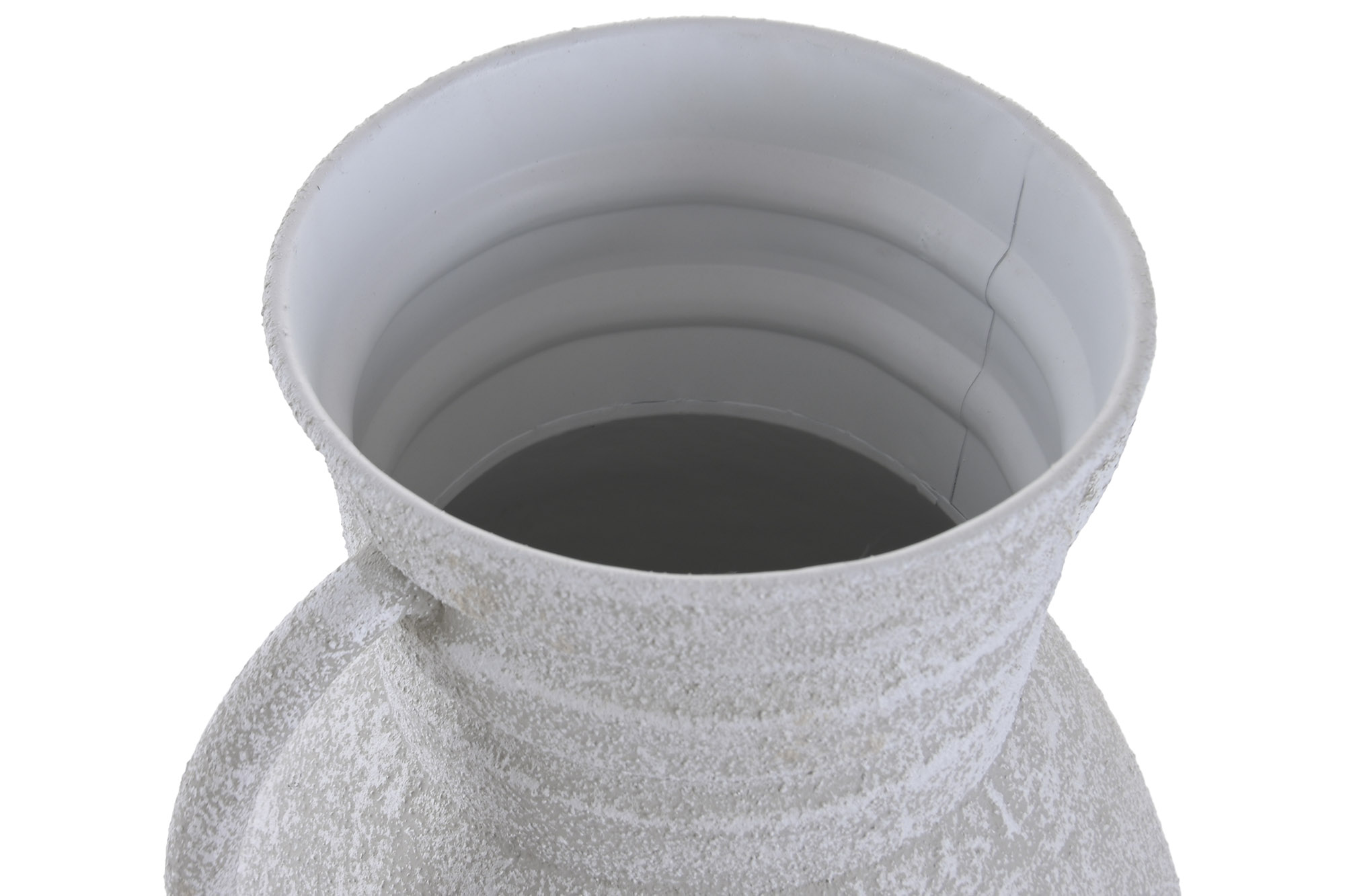 JARRON METAL 25X23X43 ASAS DESGASTADO GRIS 2