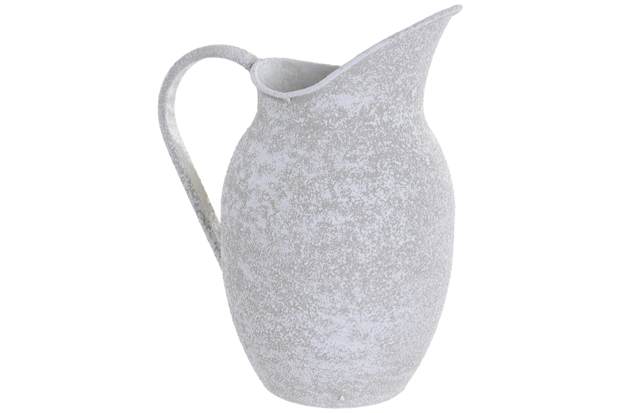 JARRON METAL 21X15X26 JARRA DESGASTADO GRIS 4