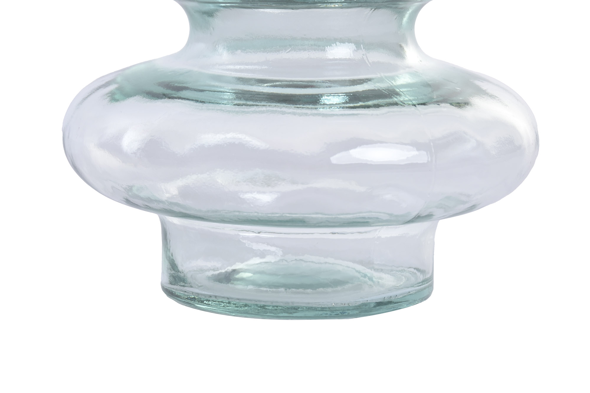 JARRON VIDRIO RECICLADO 14,5X14,5X22 ECOLOGICO 2
