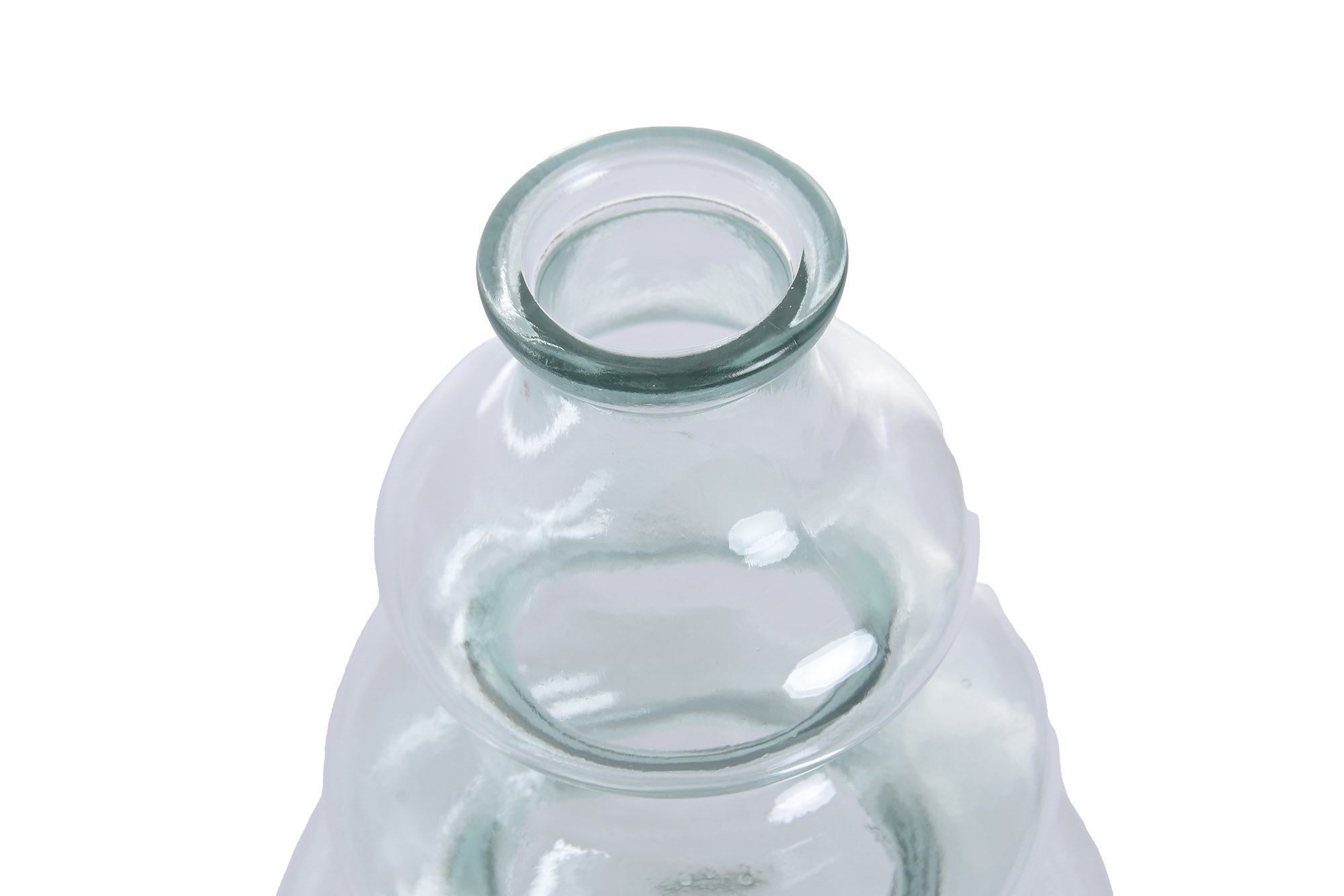 JARRON VIDRIO RECICLADO 14,5X14,5X22 ECOLOGICO 3