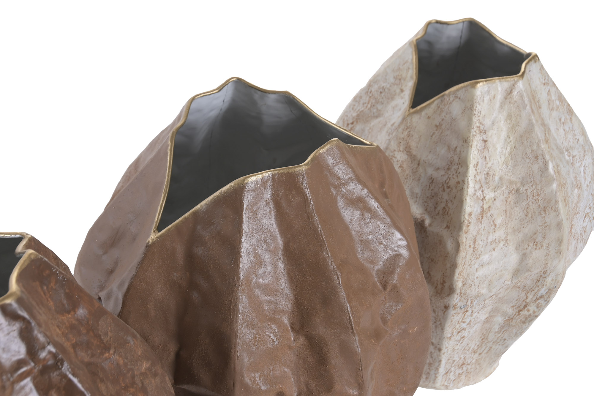 JARRON METAL 25X25X35 CALABAZA 2