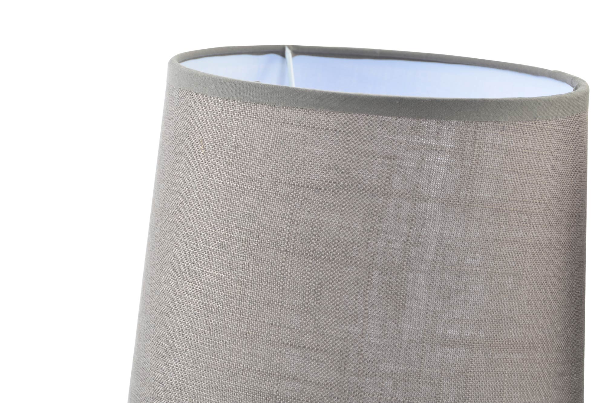 LAMPARA SOBREMESA METAL LINO 20X20X55 BEIGE 2