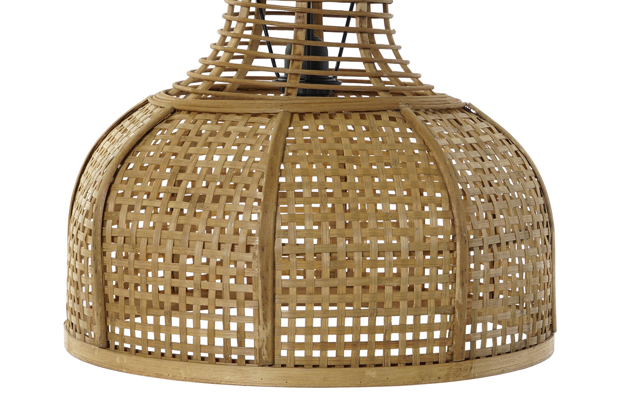 LAMPARA TECHO RATAN NATURAL 46X46X39CM 4