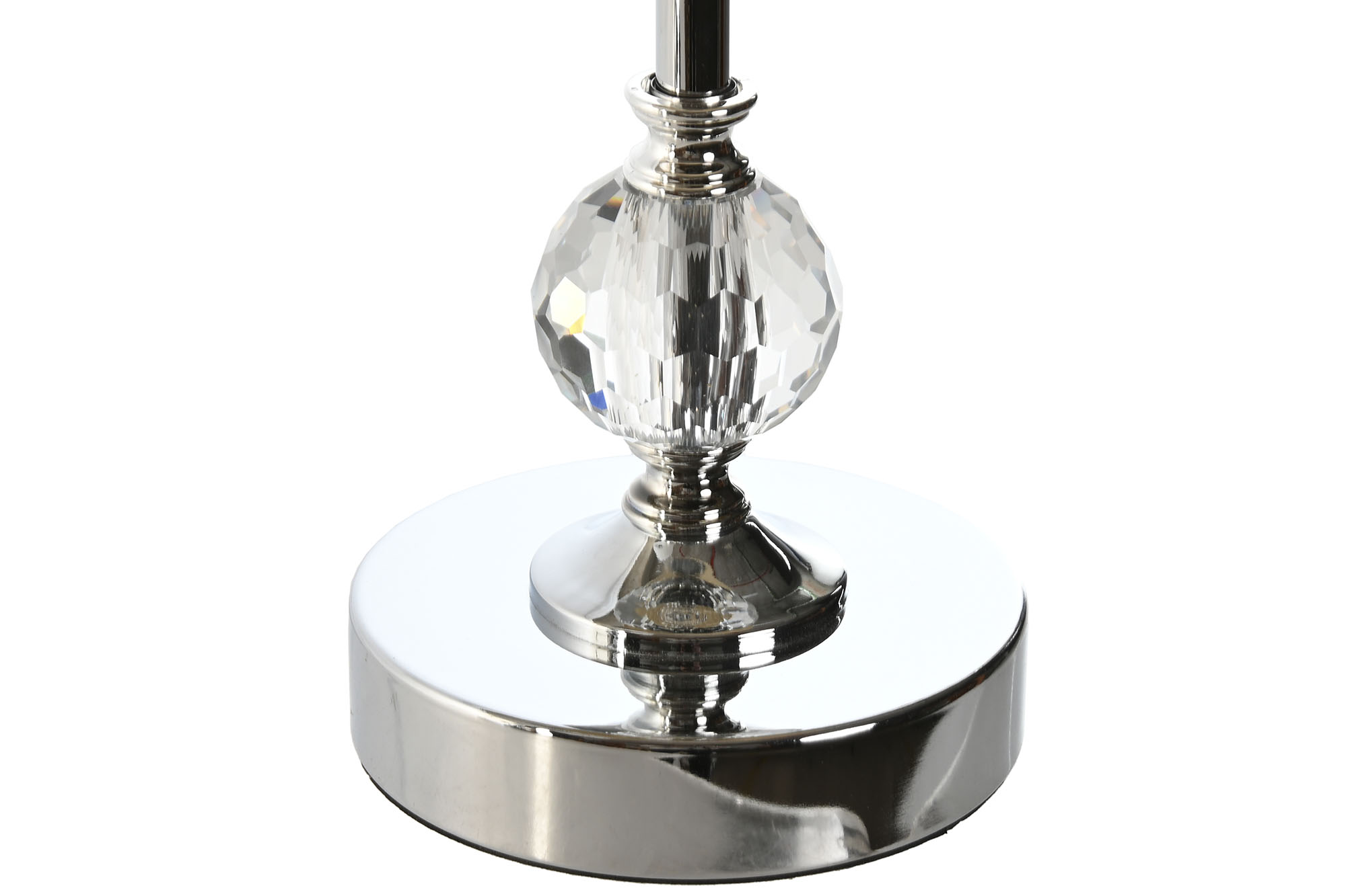 LAMPARA SOBREMESA METAL ACRILICO 20X20X46CM BLANCO 3