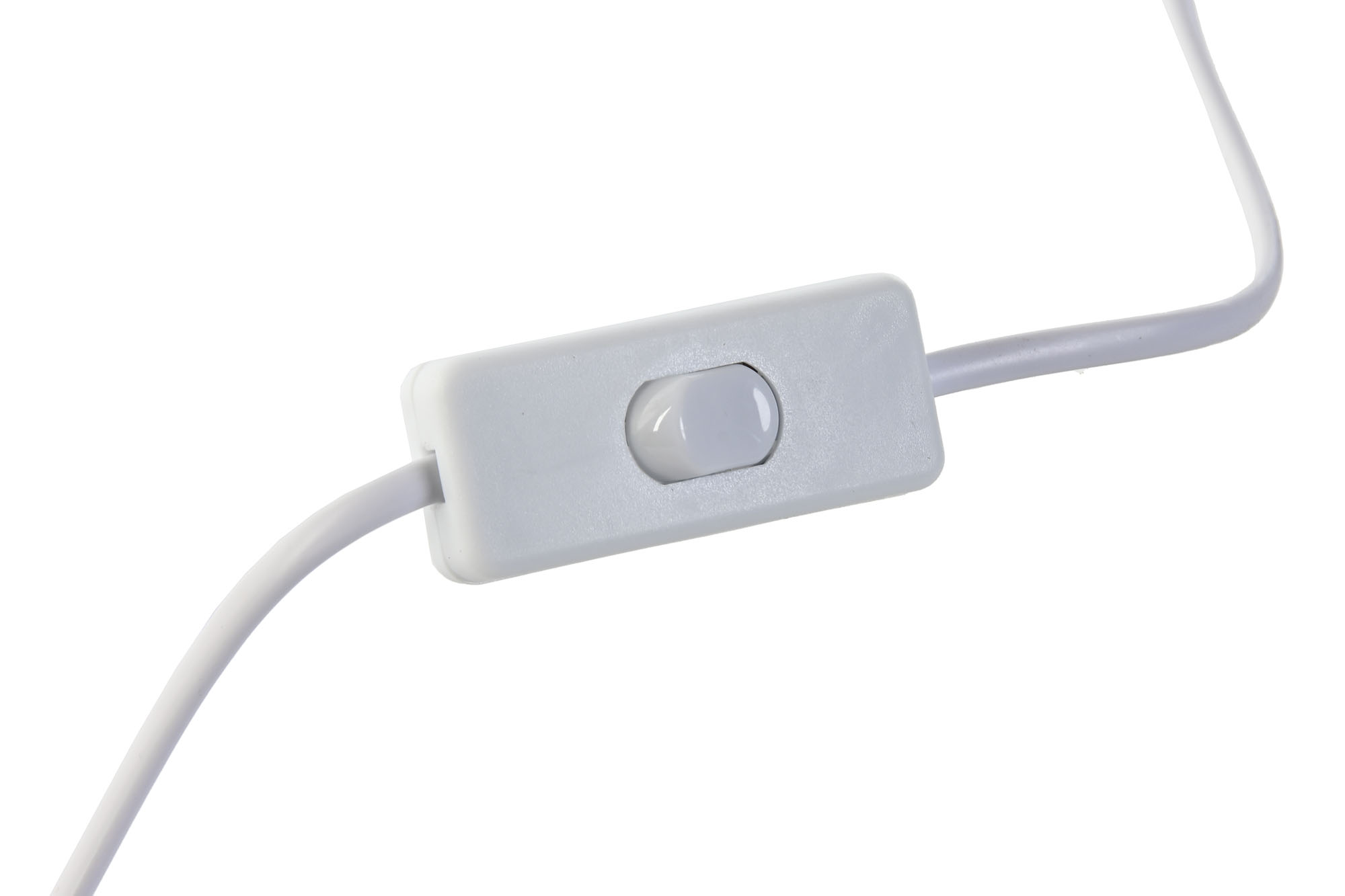 LAMPARA SOBREMESA METAL ACRILICO 20X20X43CM BLANCA 4