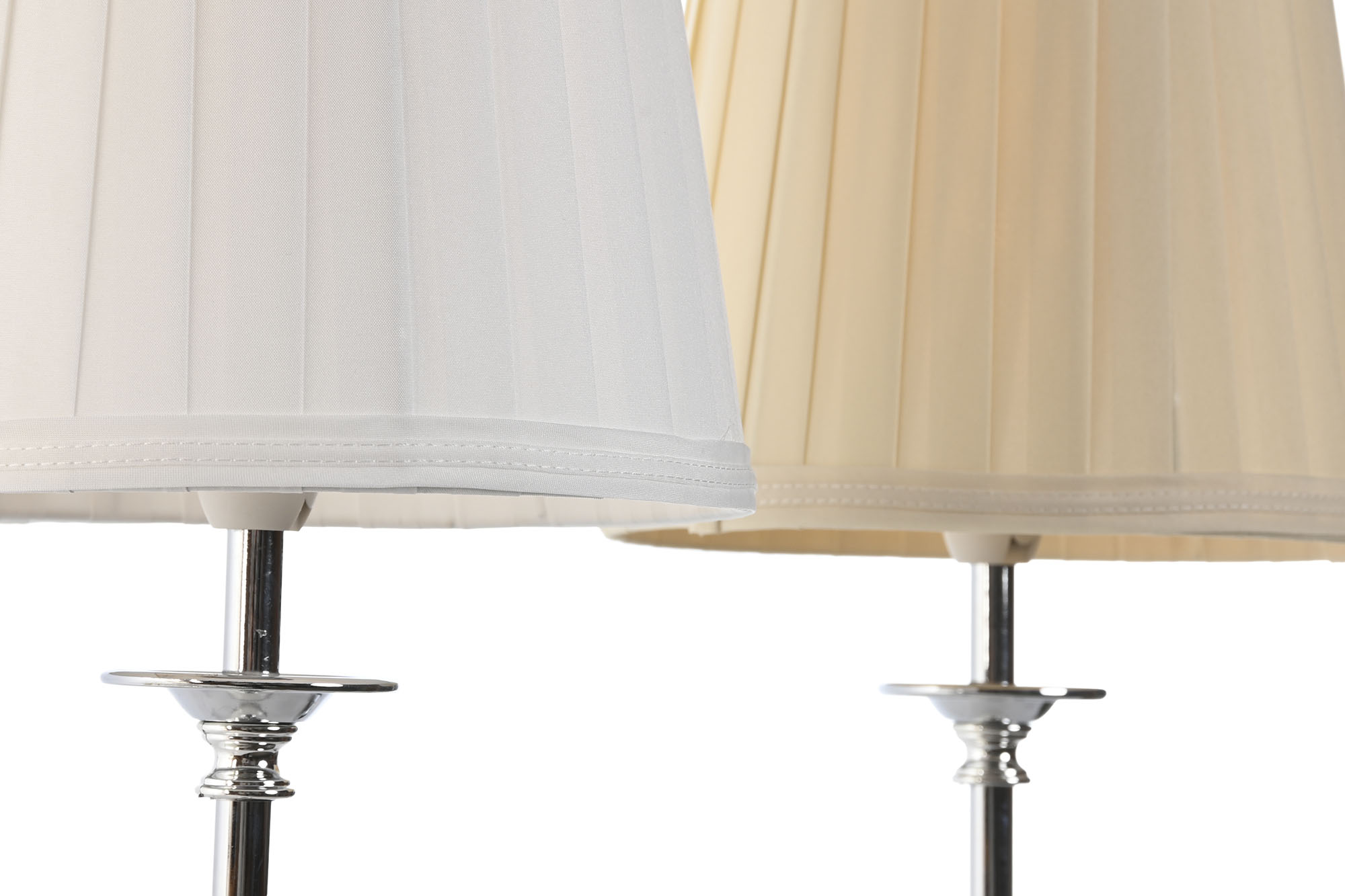 LAMPARA SOBREMESA METAL PORCELANA 20X20X44CM BLANC 2