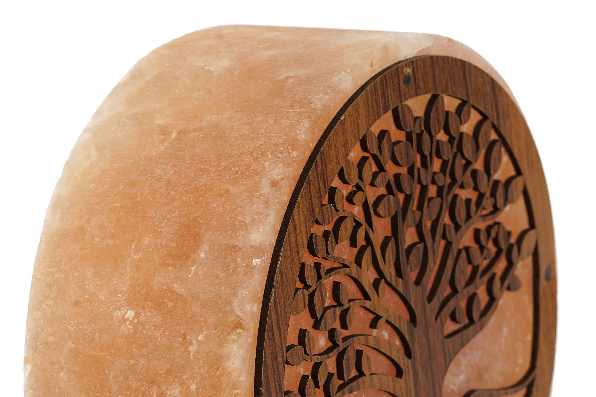 LAMPARA SOBREMESA SAL MADERA 16X18CM ARBOL 2