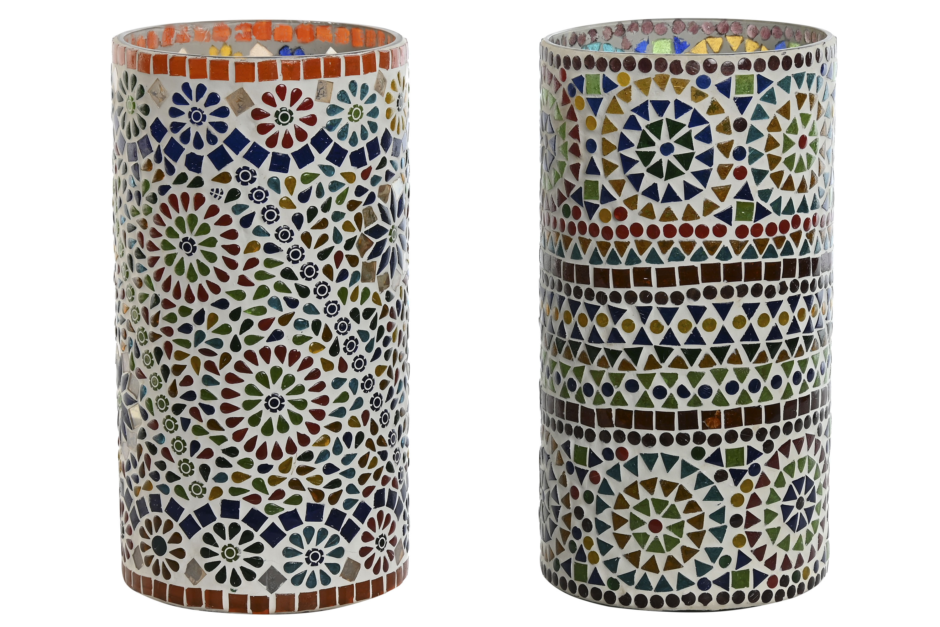 LAMPARA SOBREMESA CRISTAL 15X15X30 MOSAICO 5