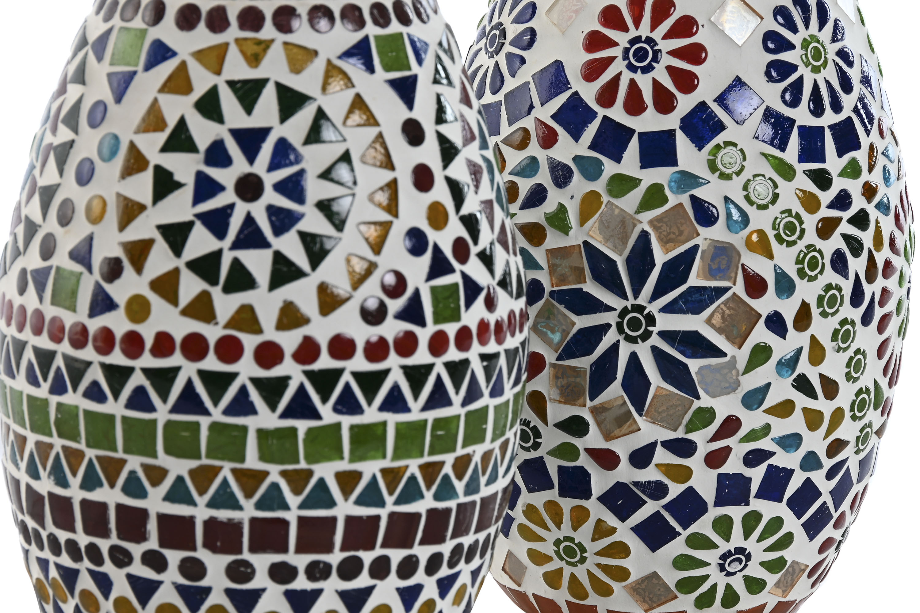 LAMPARA SOBREMESA CRISTAL 14X14X19 MOSAICO 2