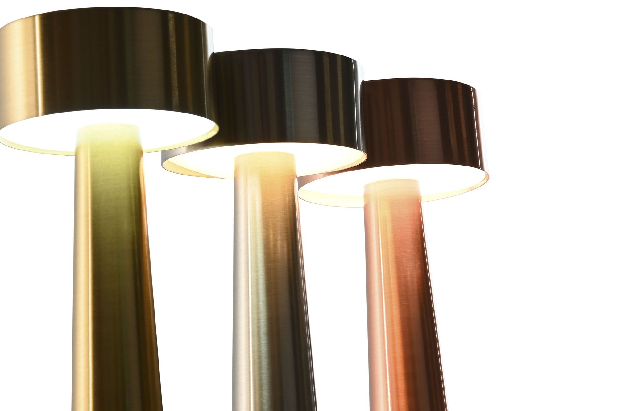 LAMPARA SOBREMESA HIERRO LED 9X9X21 TACTIL BRONCE 2