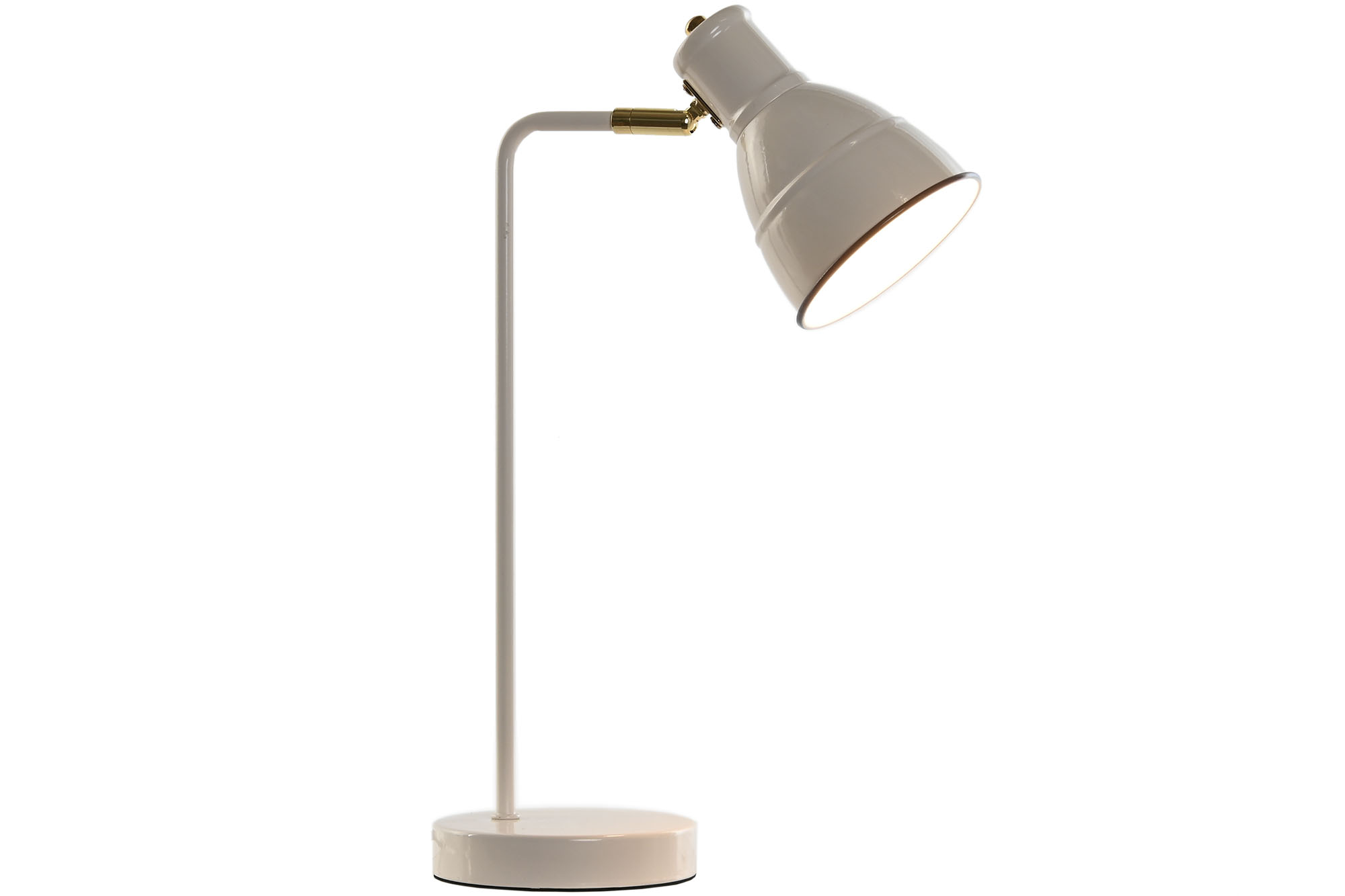 LAMPARA SOBREMESA METAL 23X11X40 BLANCO