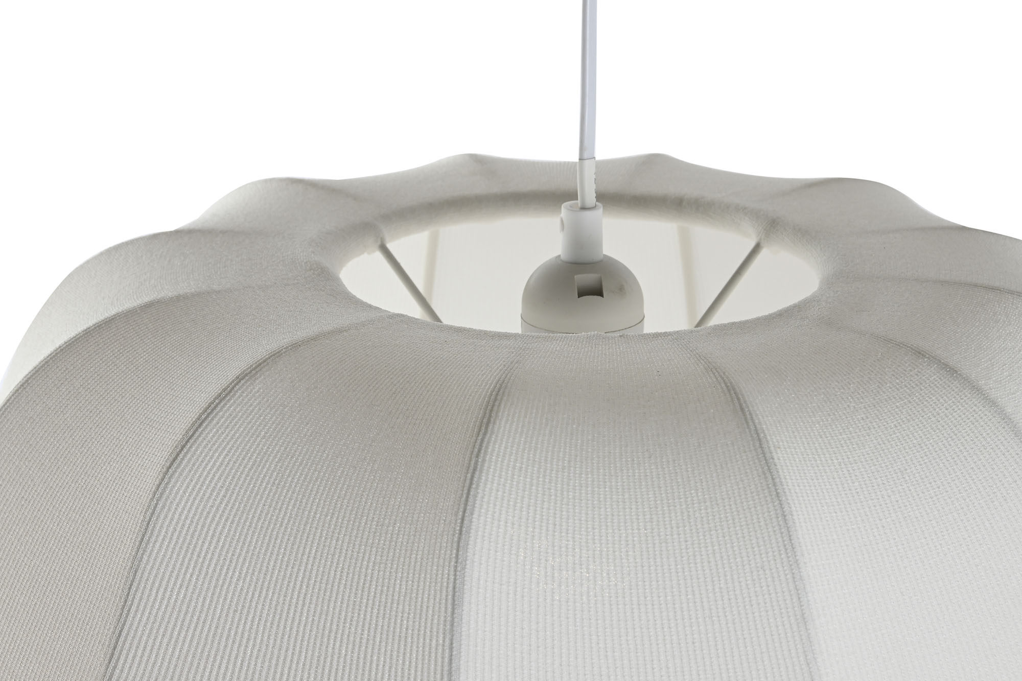 LAMPARA TECHO POLIESTER METAL 40X40X26 BLANCO 4