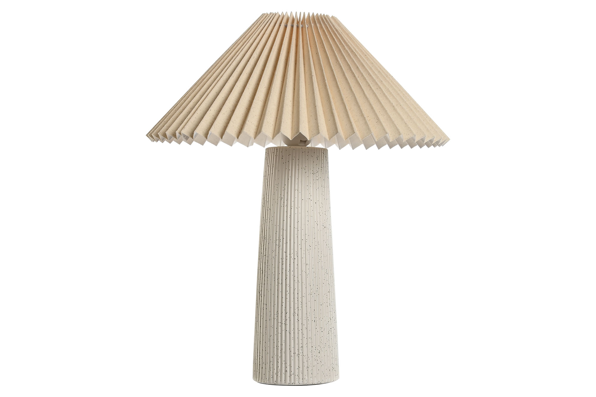 LAMPARA SOBREMESA CERAMICA POLIESTER 35X35X41