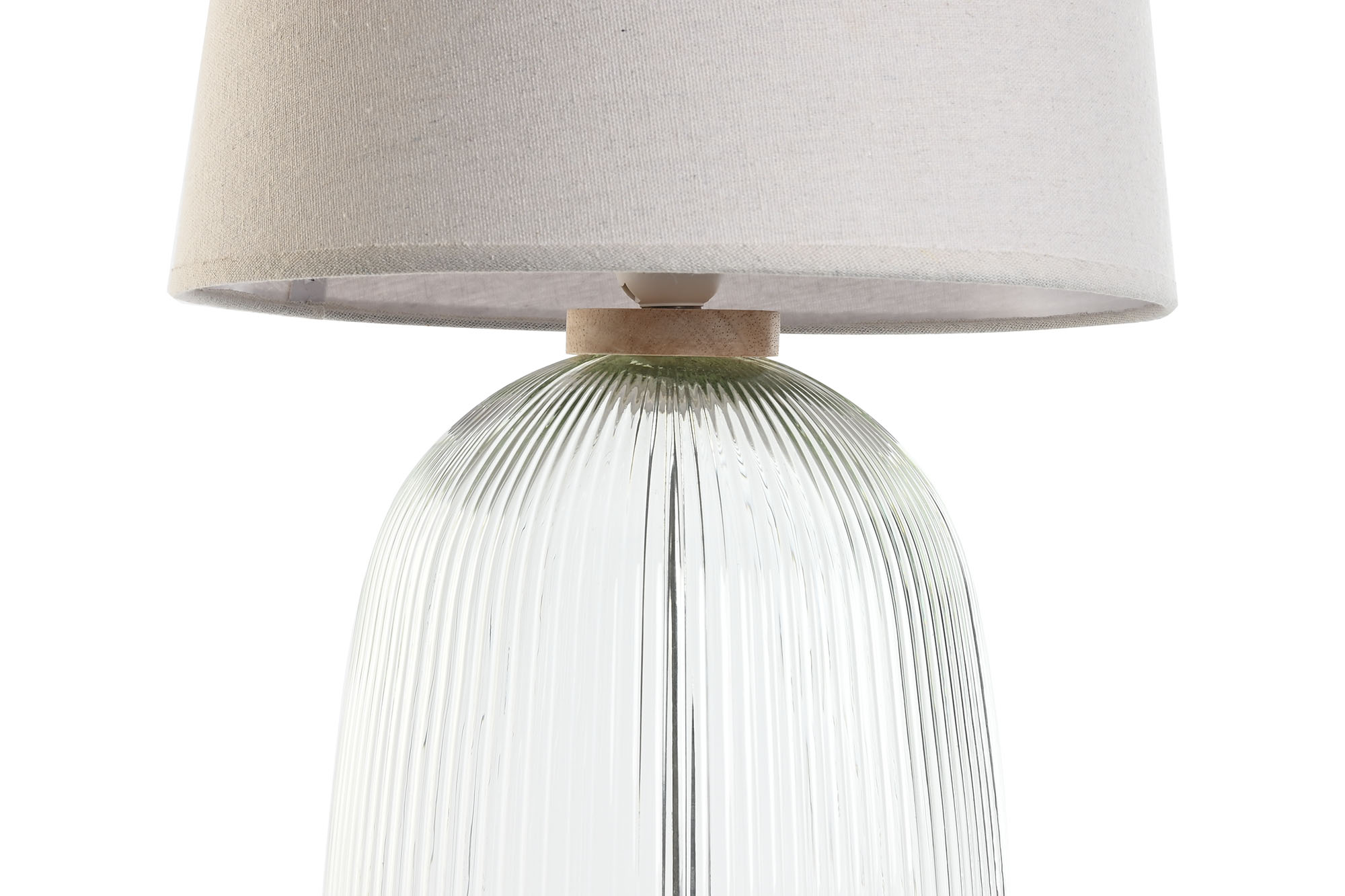 LAMPARA SOBREMESA CRISTAL POLIESTER 32X32X61CM 2