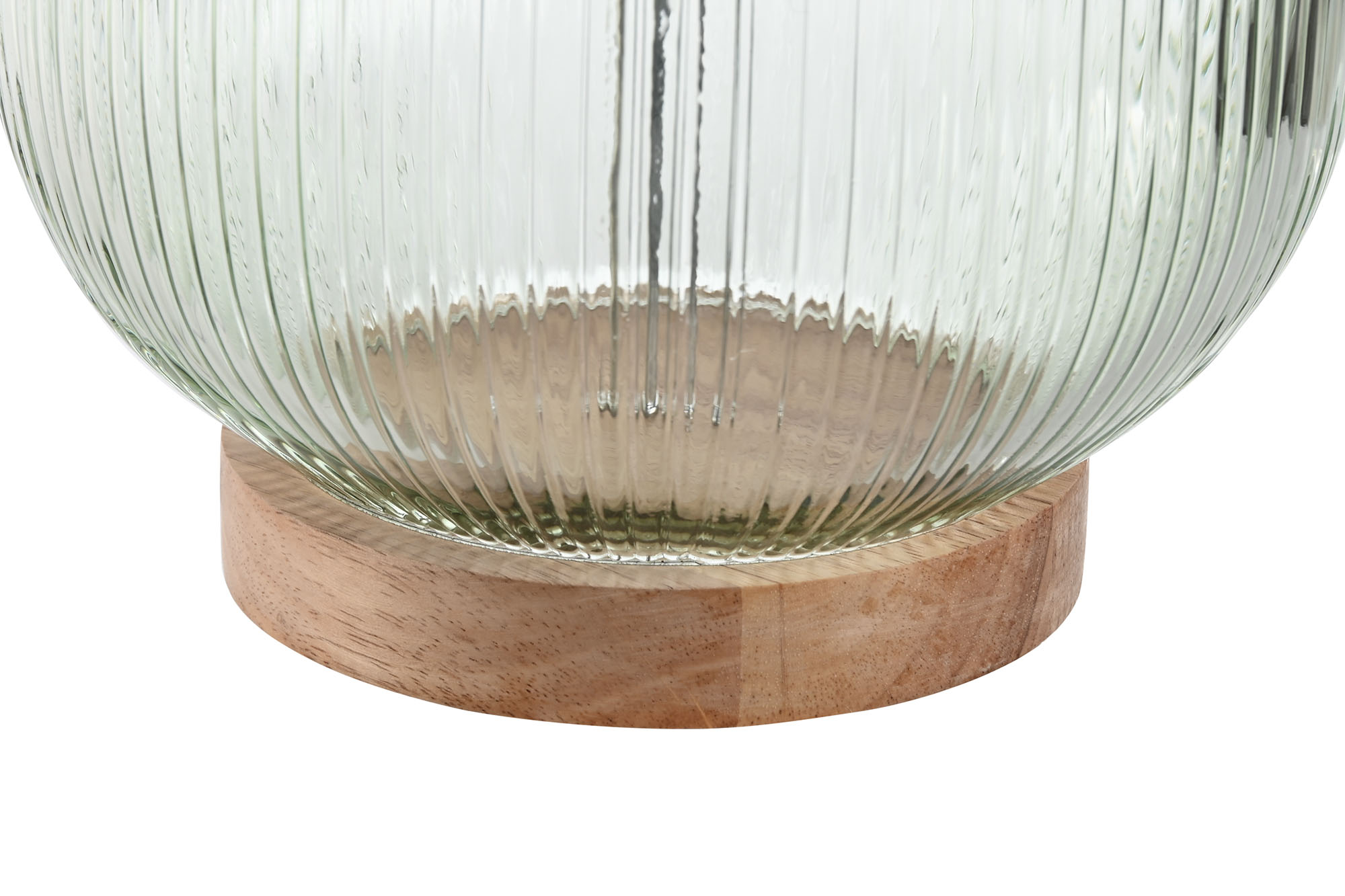 LAMPARA SOBREMESA CRISTAL POLIESTER 32X32X61 VERDE 3