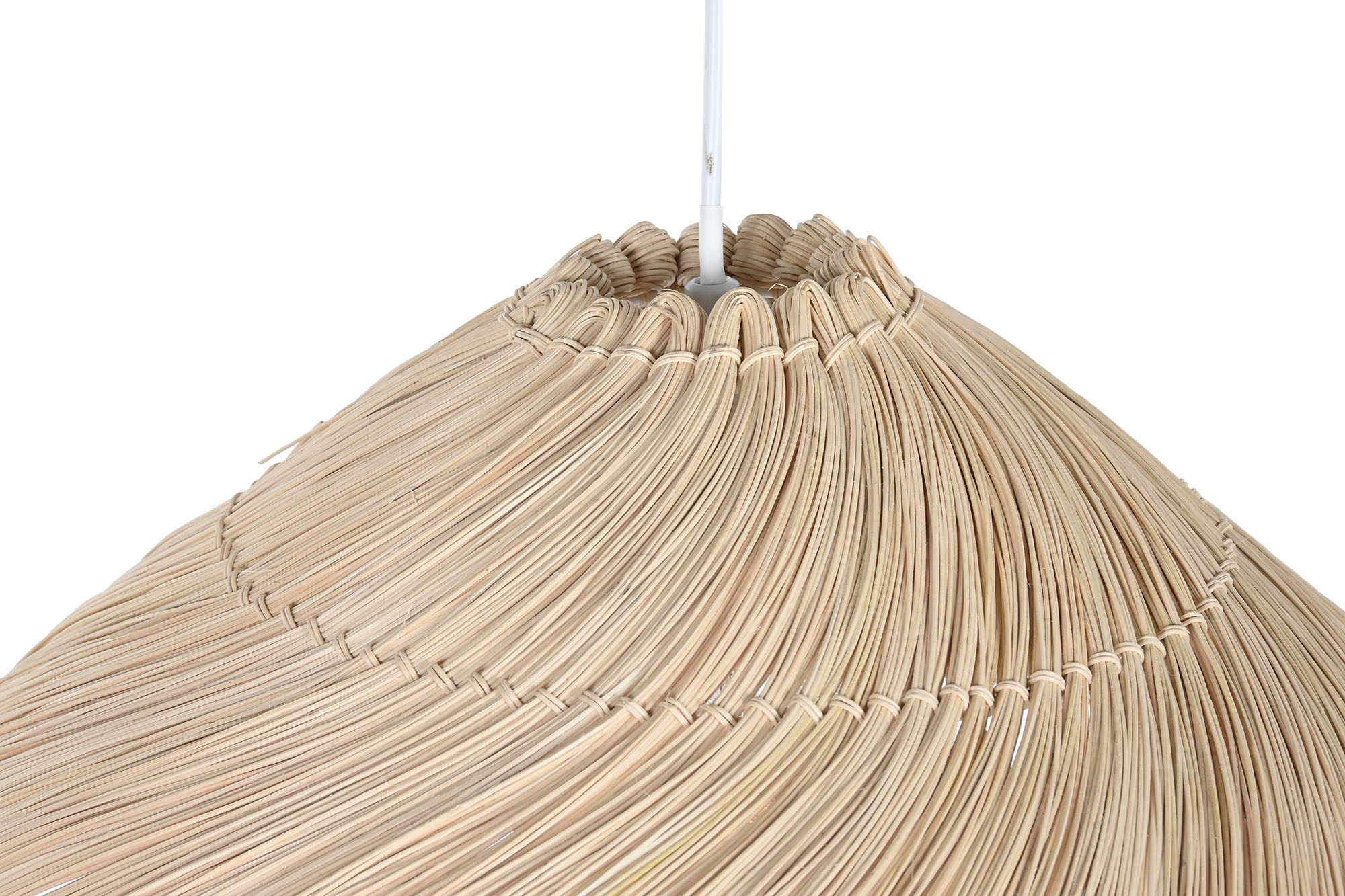 LAMPARA TECHO RATAN 62X62X20 HECHA A MANO NATURAL 3