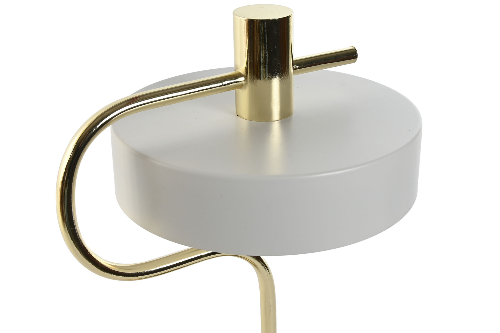 LAMPARA SOBREMESA METAL 28X18X46 BLANCO 2