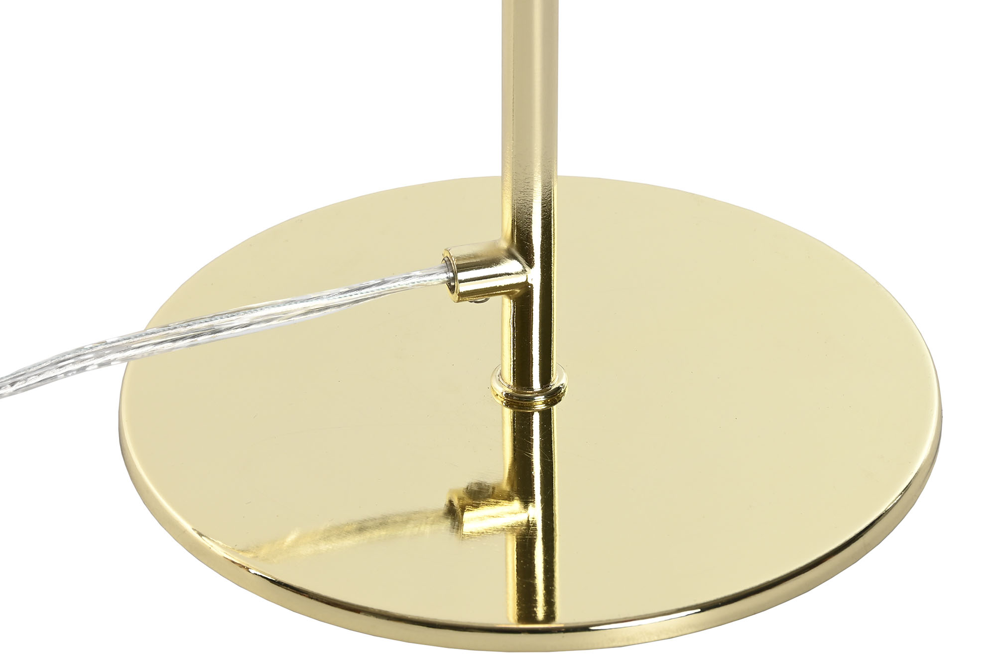 LAMPARA SOBREMESA METAL 28X18X46 BLANCO 3