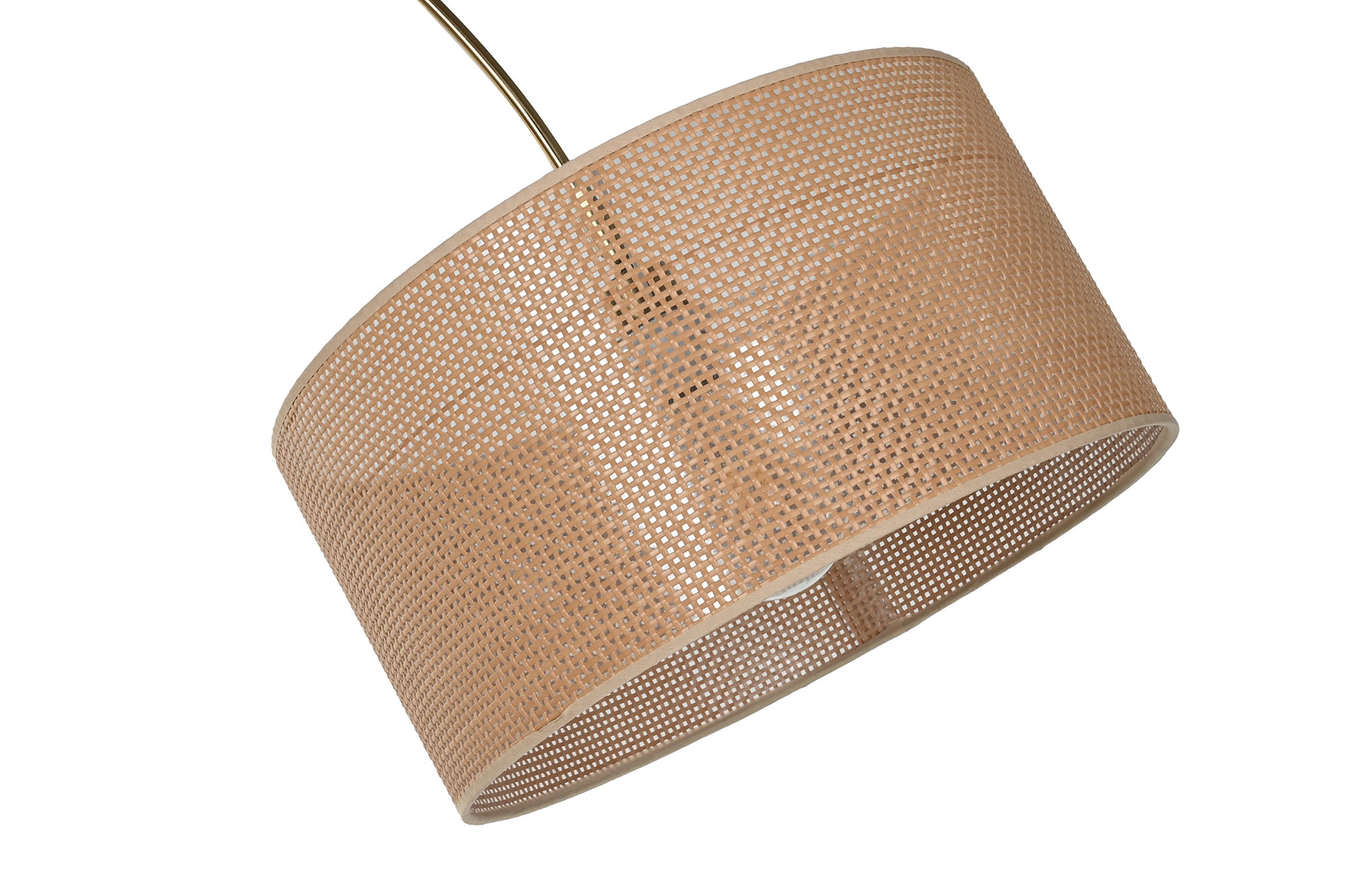 LAMPARA PIE RATAN MARMOL 126X40X193 NATURAL 2