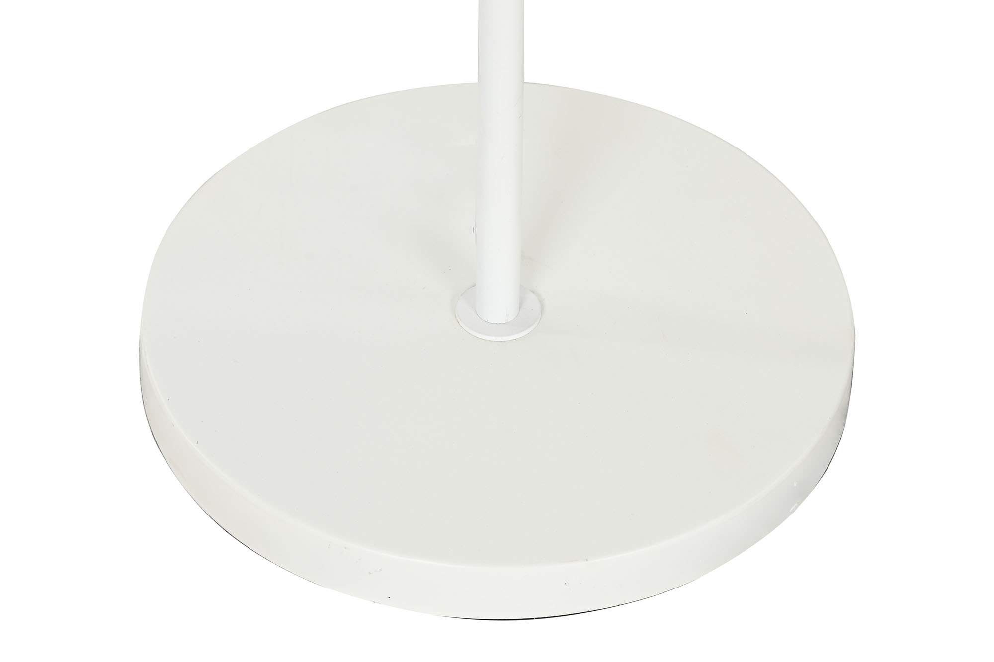 LAMPARA PIE METAL LINO 50X50X155 PLISADO BLANCO 4